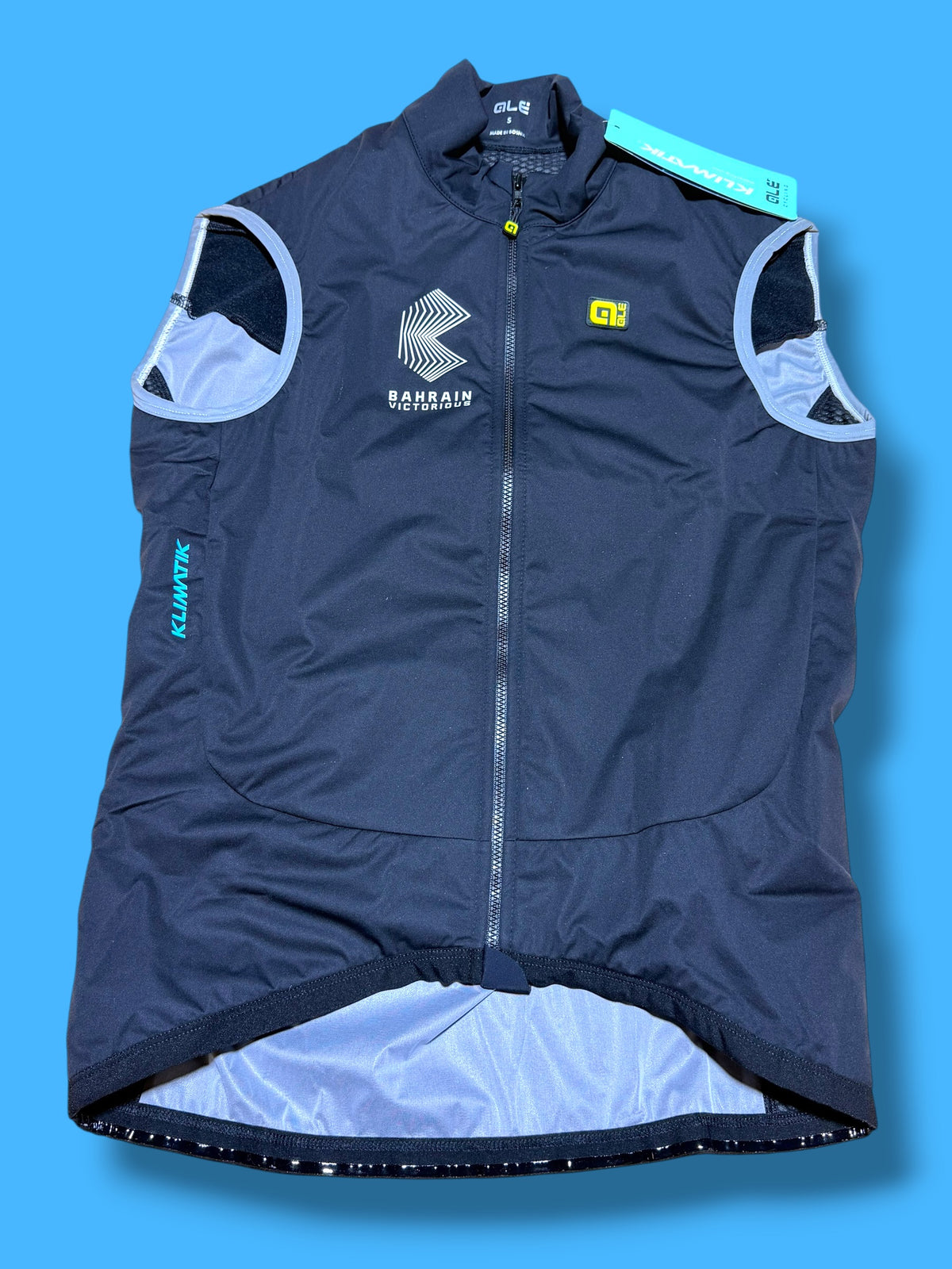 Prototype PrimaLoft Insulated Thermal Gabba Vest | Bahrain Victorious | Alé Pro Cycling Kit