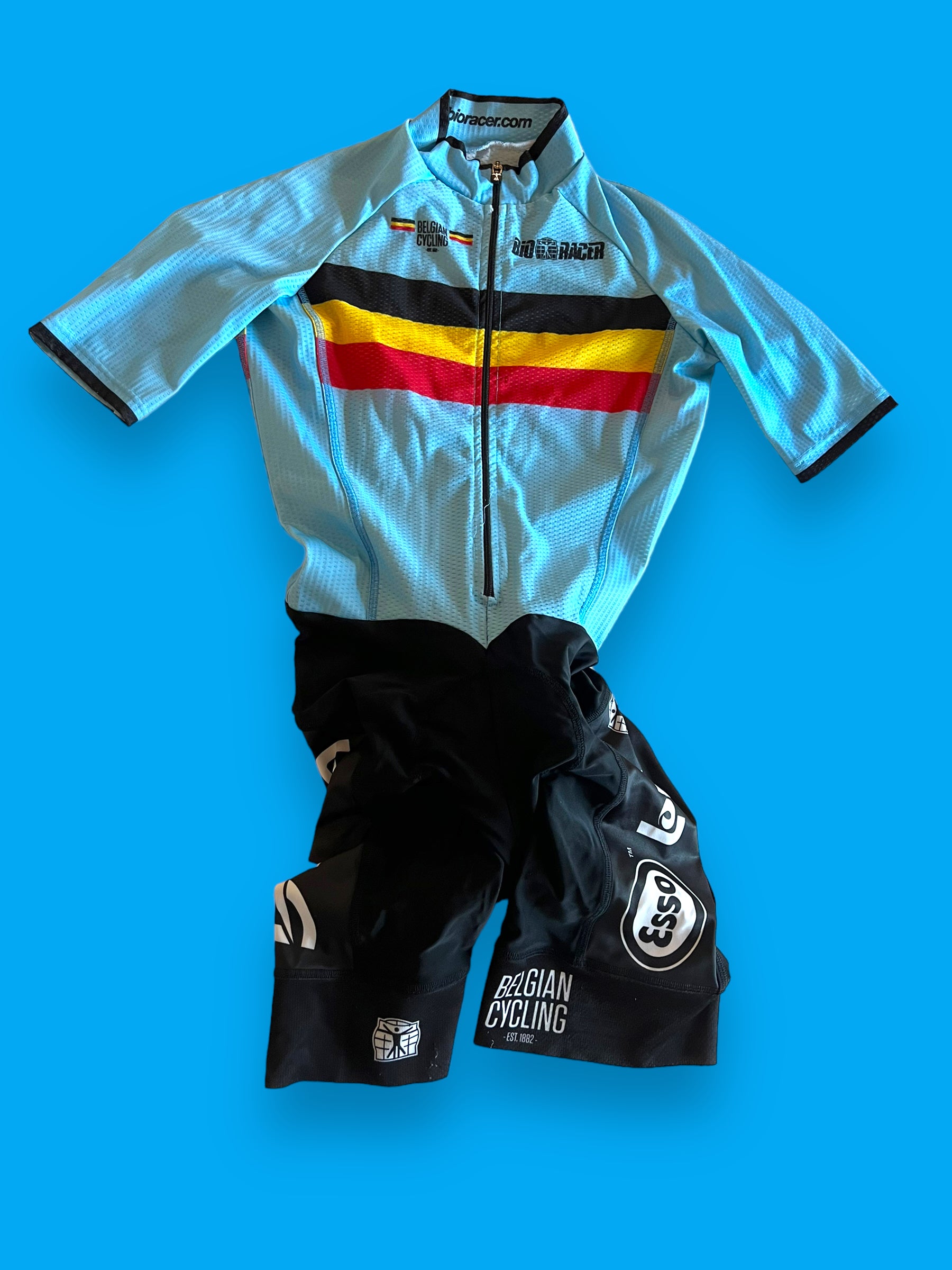 Short Sleeve TT Suit / Cyclocross Suit | Bioracer | Belgian National Team | Pro Cycling Kit