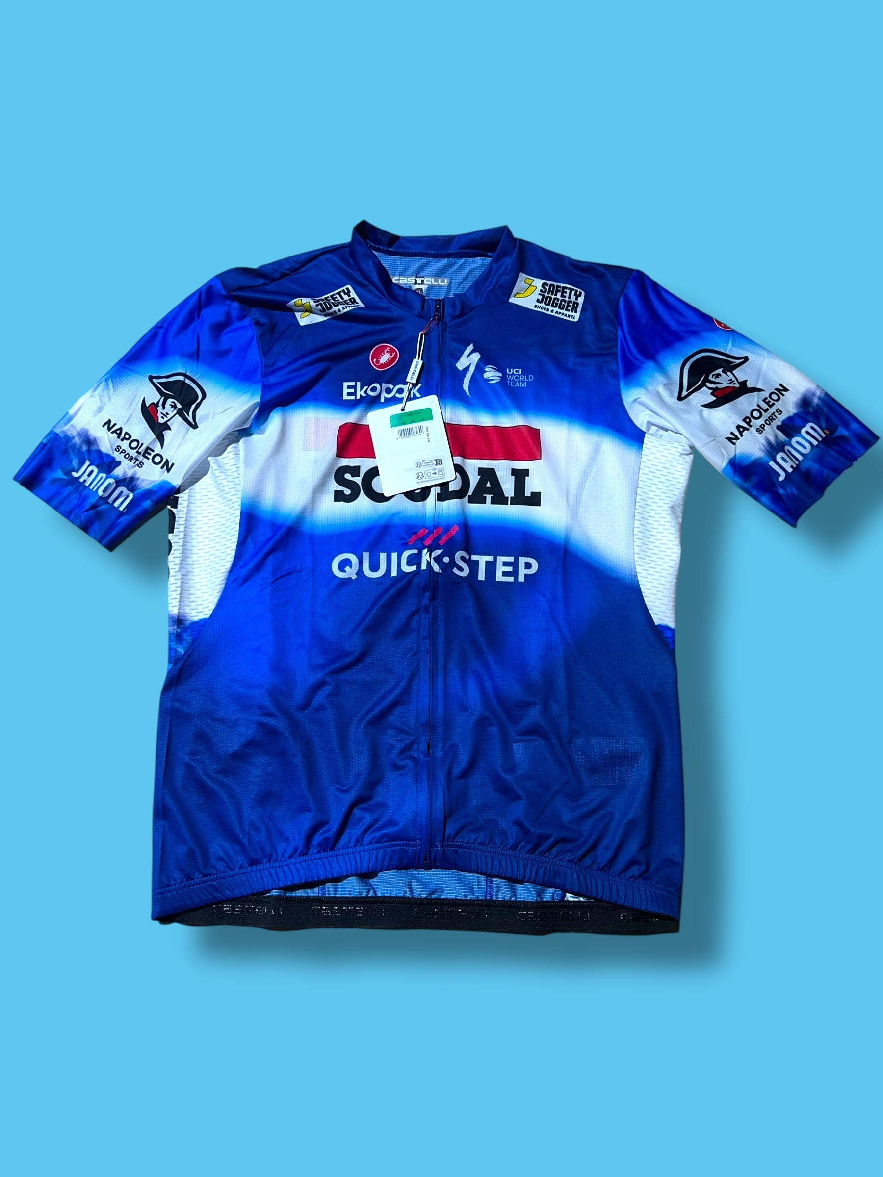 Aero Jersey Competizione Race Lightweight Fast! | Castelli | Soudal Quick-Step| Pro Cycling Kit