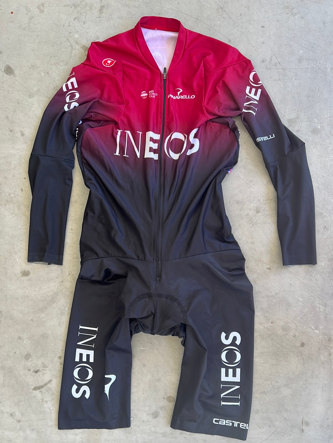 TT Time Trial Suit - Ian Stannard Skinsuit Bodypaint 4.0 | Castelli | Ineos | Pro Cycling Kit