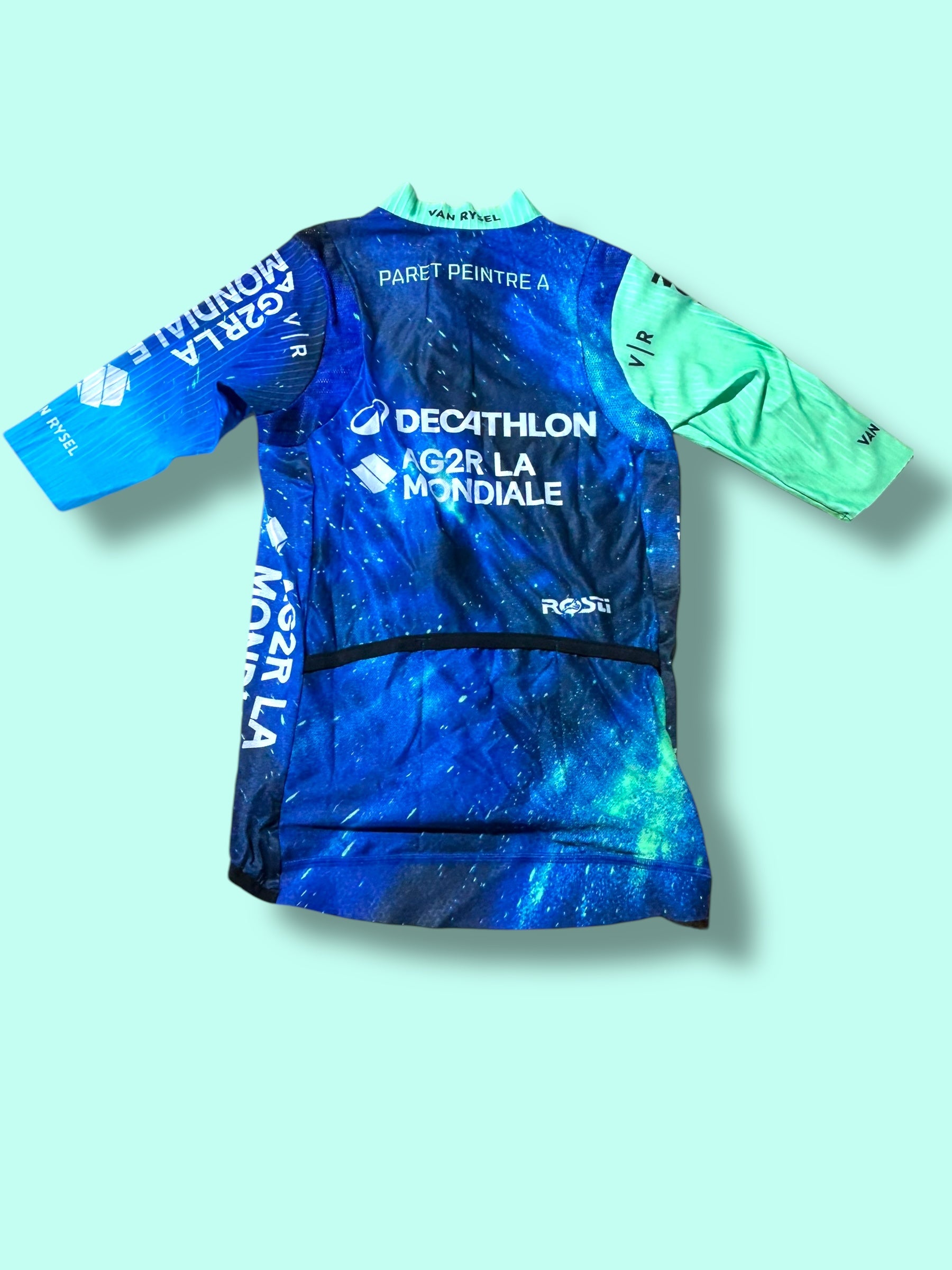 Aero Jersey PARET PEINTRE A Peintre v Short Sleeve Racing Maillot | Decathlon AG2R La Mondiale | Rosti | Pro Cycling Kit
