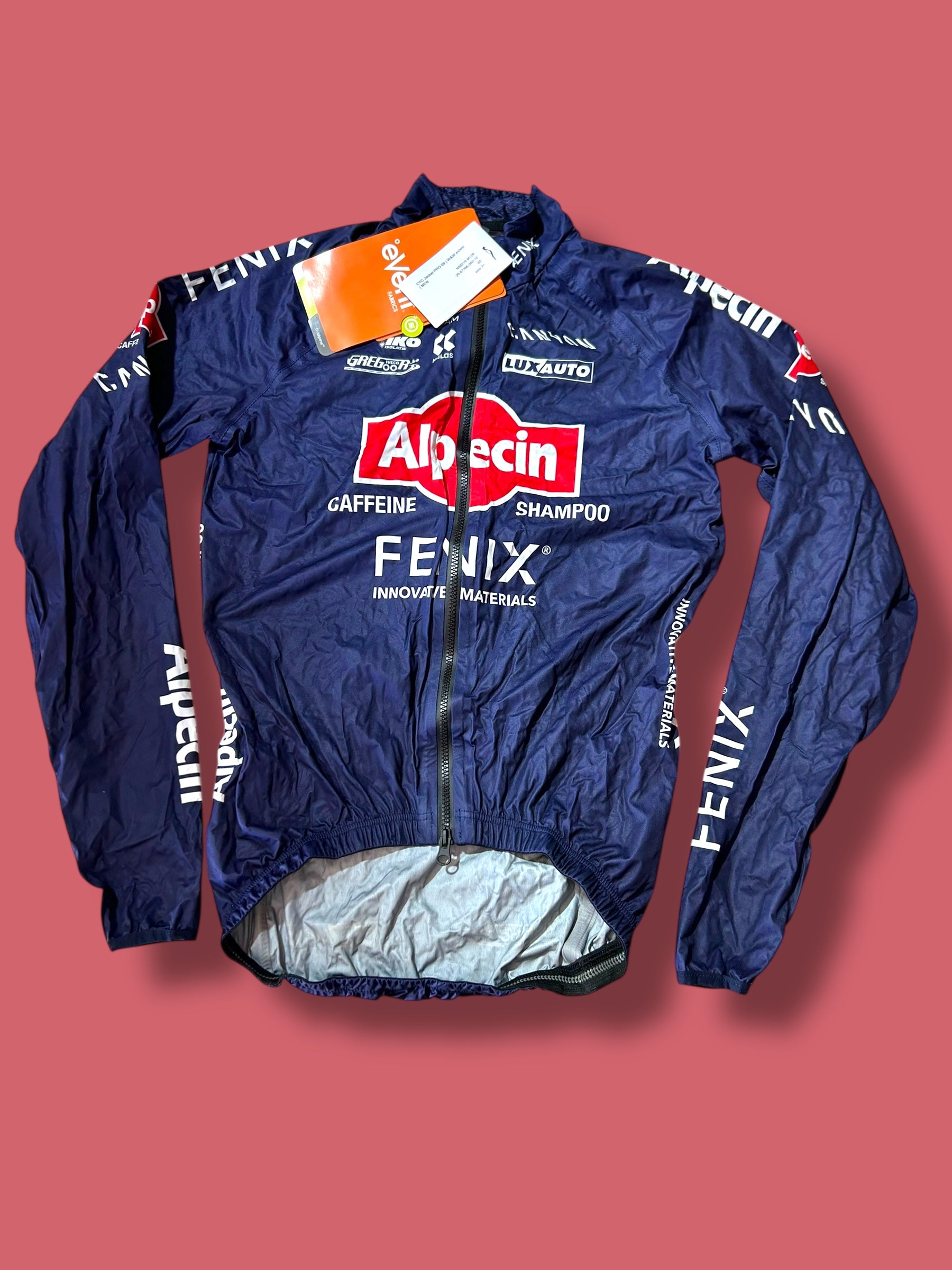 Rain Jacket Packable Windproof Water Resistant | Alpecin Deceuninck Kalas| Pro Cycling Kit