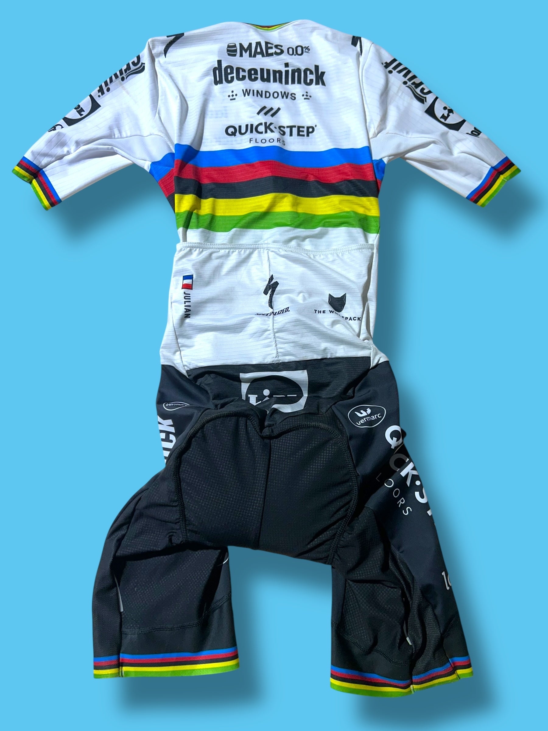 Aero Road Suit Julian Allaphilippie World Champion | Vermarc |Omega Pharma Quick-Step | Pro Cycling Ki