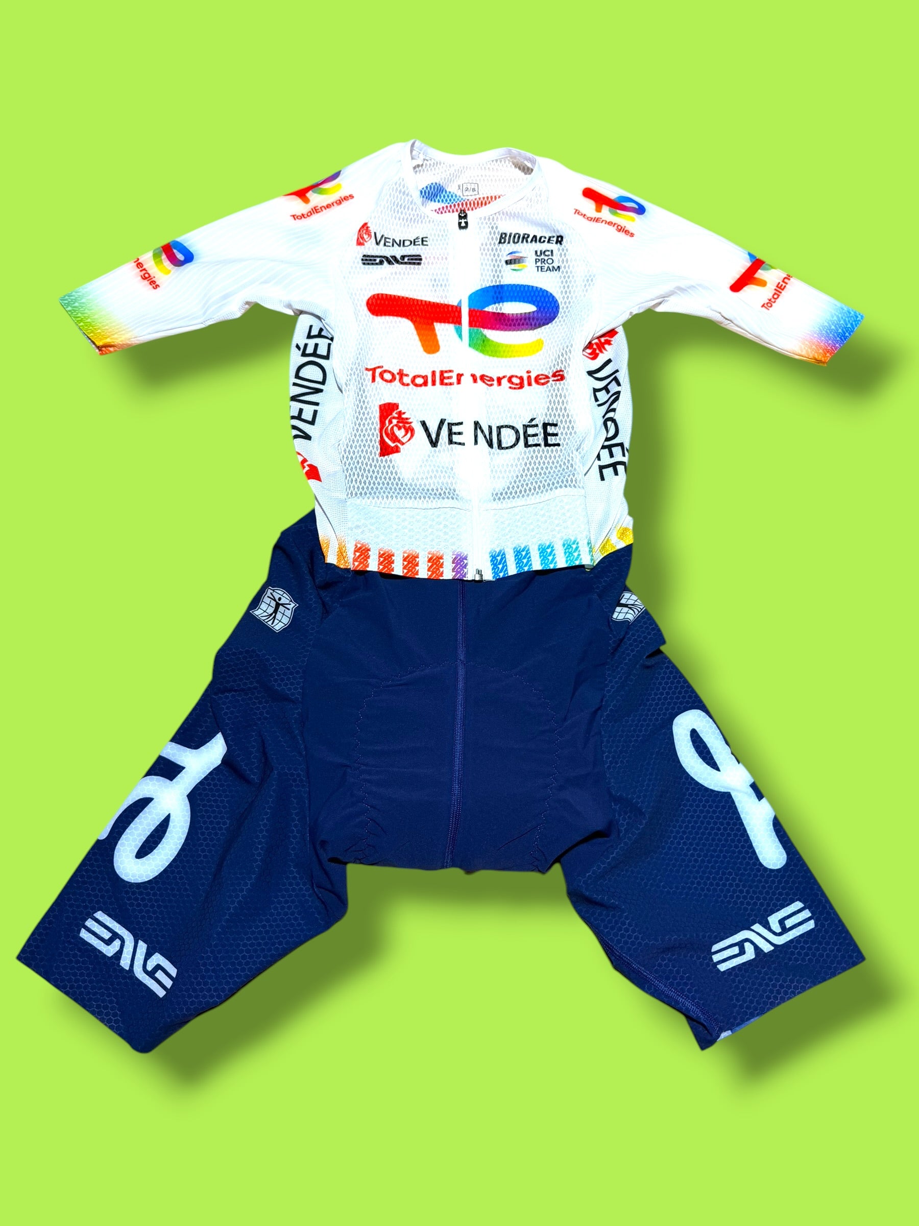 Light Summer Aero Suit |Total Energies |BioRacer Pro Cycling Kit