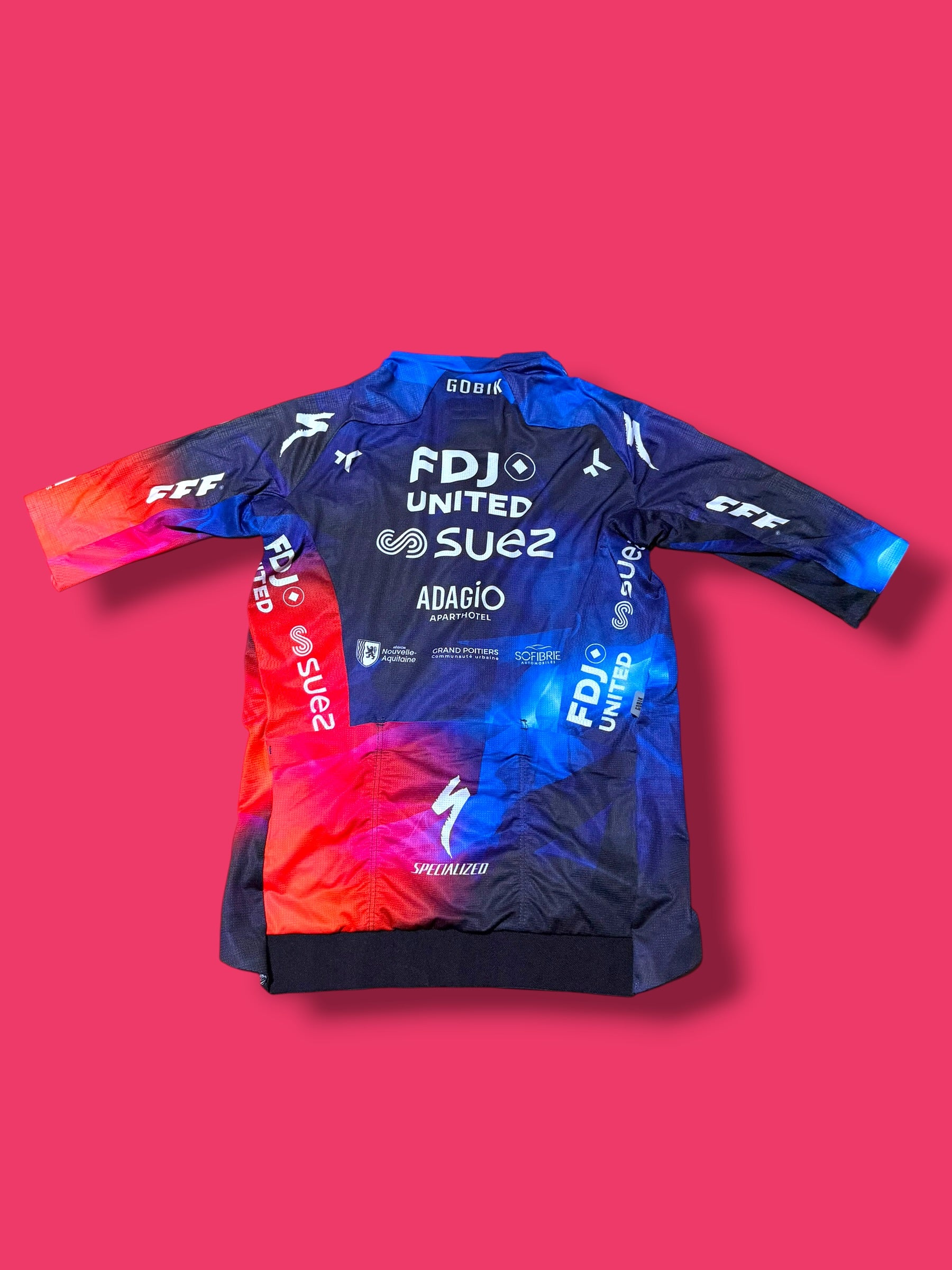 Short Sleeve Aero Jersey Reactive Womens|FDJ Suez |Gobik Pro Cycling Kit
