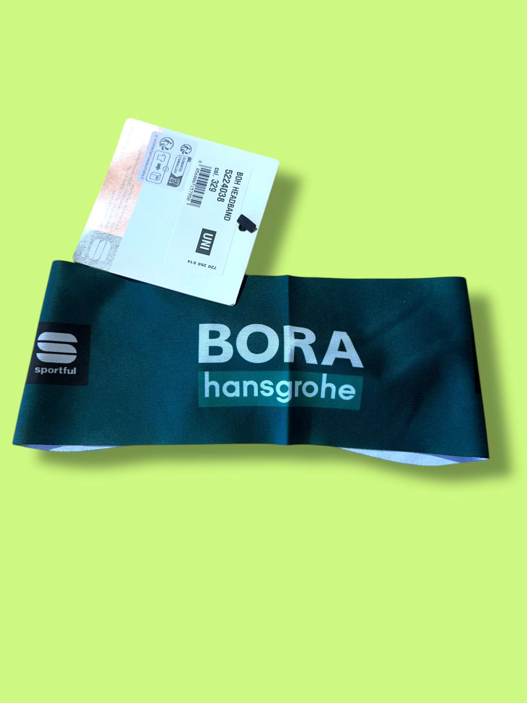Headband Head Warmer Thermal Winter Team Issued| Sportful | Bora Hansgrohe| Pro Cycling Kit