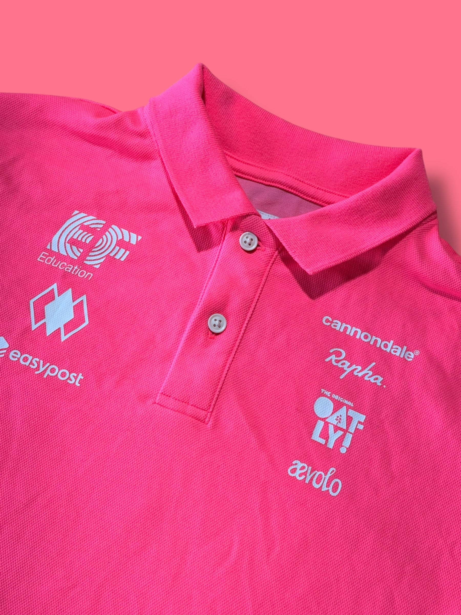 Team Issued Polo T shirt Unique Rider Issue Only |Rapha |EF Education First|Cycling