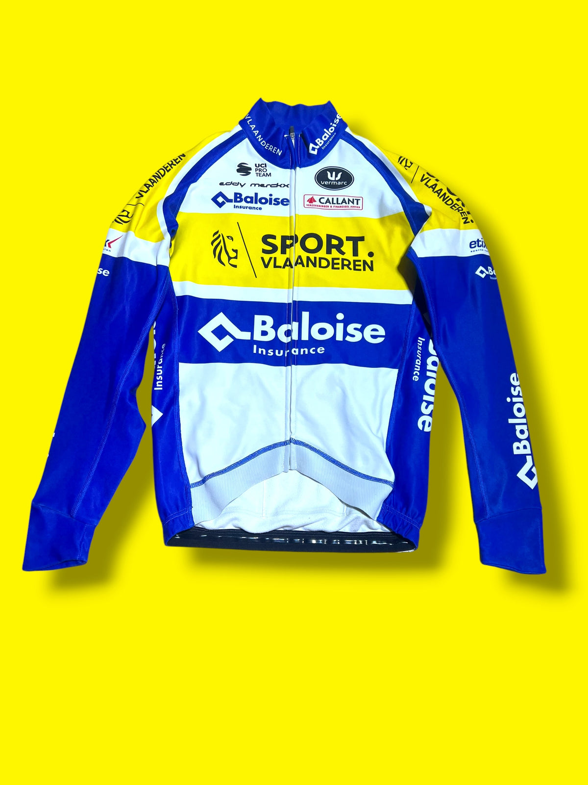 Long Sleeve Thermal Jersey Winter|Flanders Baloise|Vermarc Pro Cycling Kit