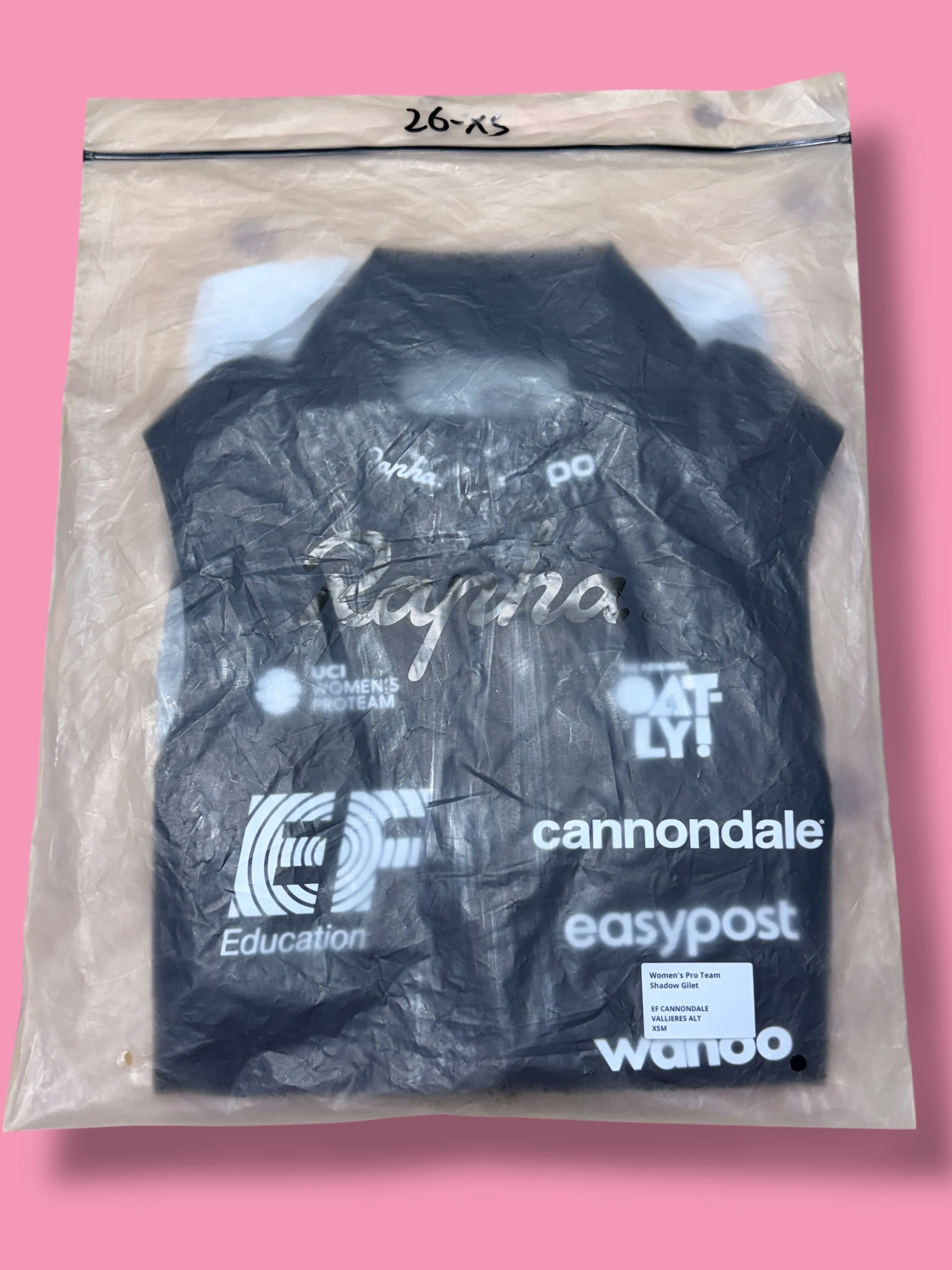 Pro Team Rain Shadow Gilet Waterproof|Rapha |EF Education First|Cycling