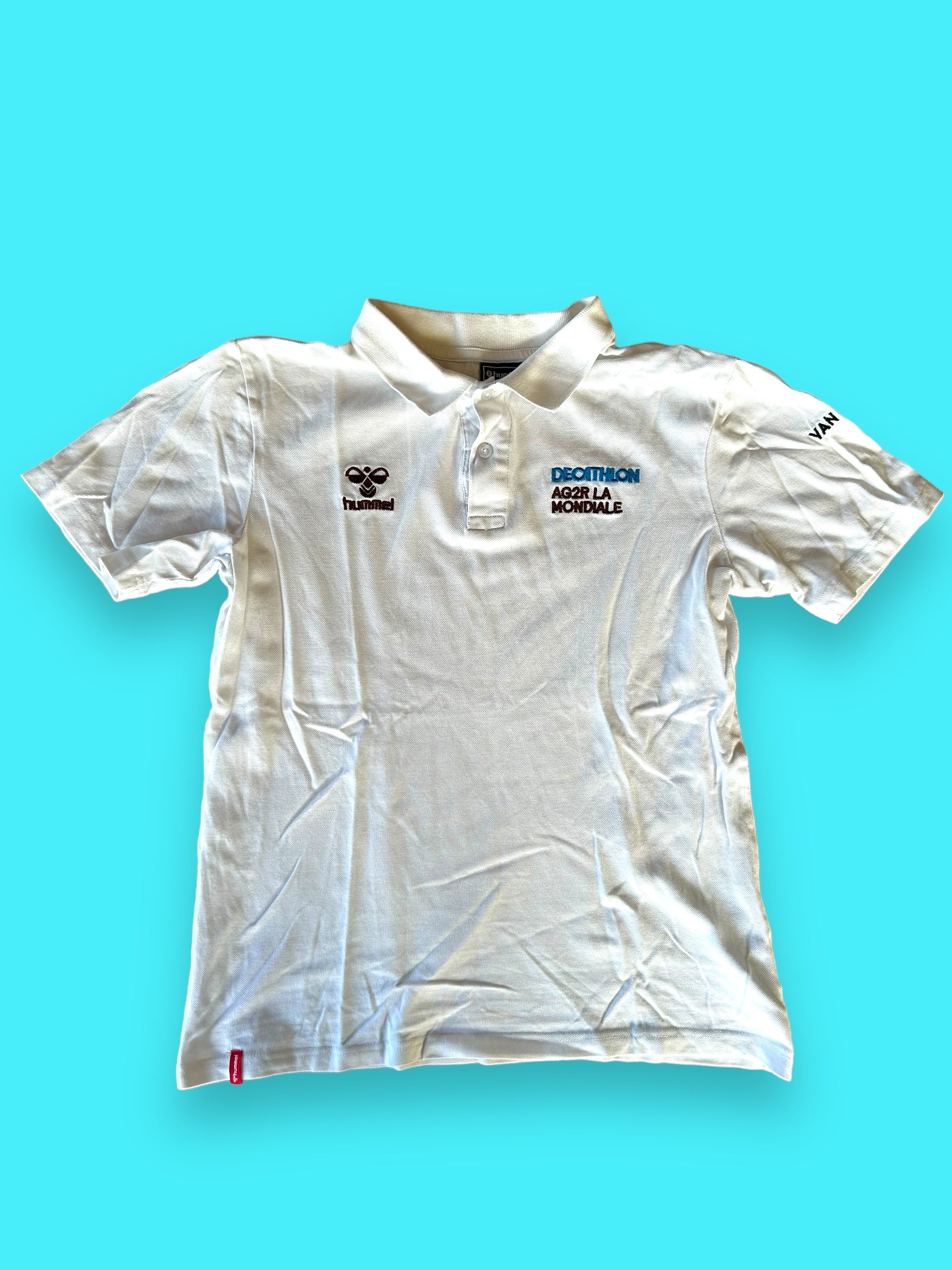 Polo Shirt T-Shirt Top | Van Hummel | AG2R | Pro Cycling Kit