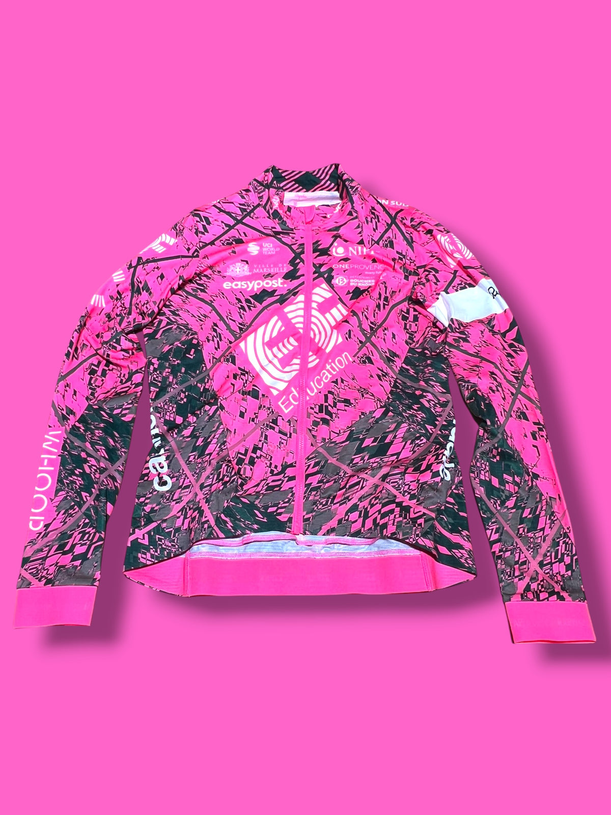 EF 2022 Midweight Jersey Pro Team Long Sleeve | EF Education First | Rapha Men's Pro Kit