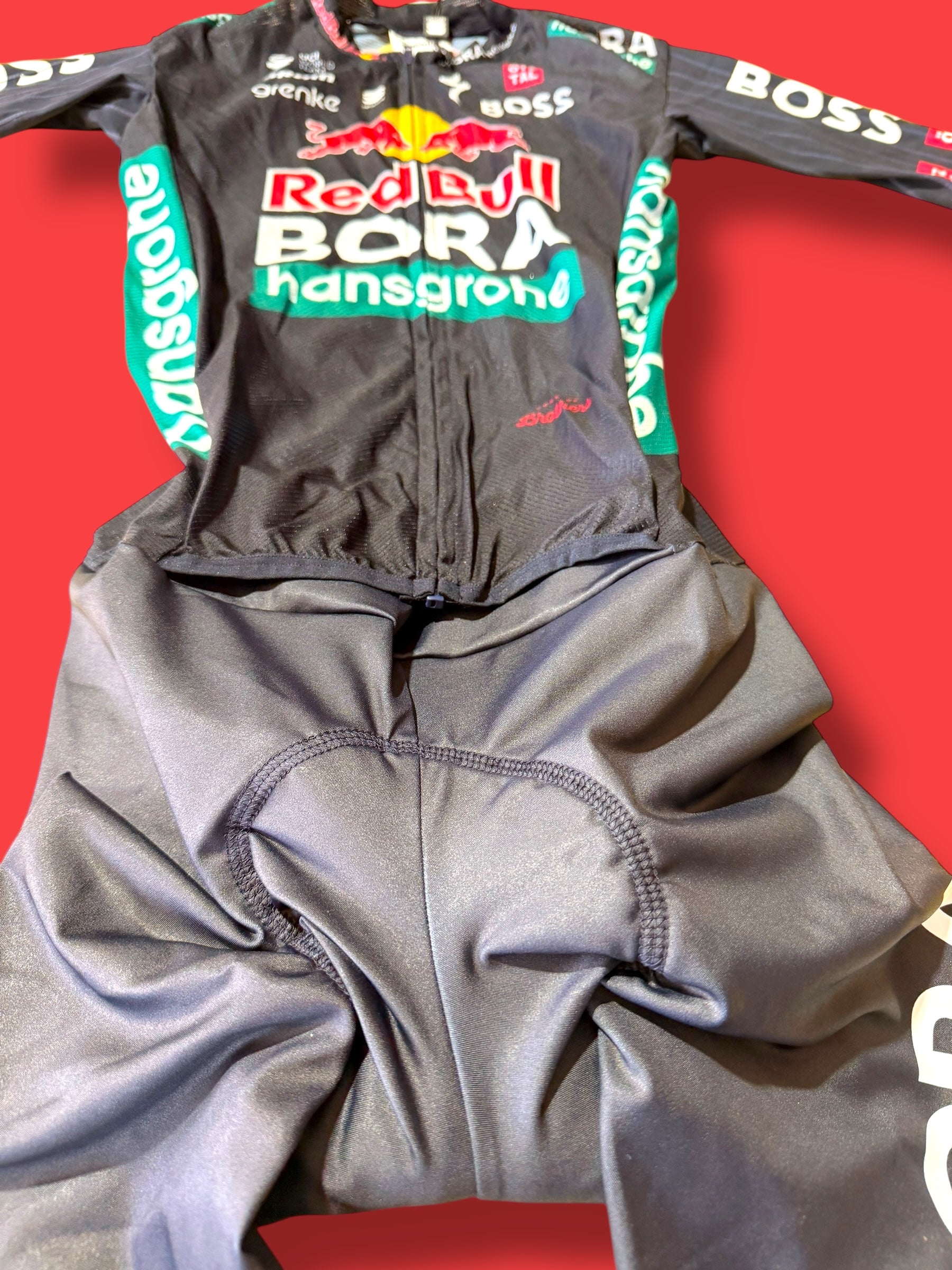 Summer Aero Race Suit Roadsuit Skinsuit|Sportfull|Red Bull Bora Hansgrohe |Pro Cycling