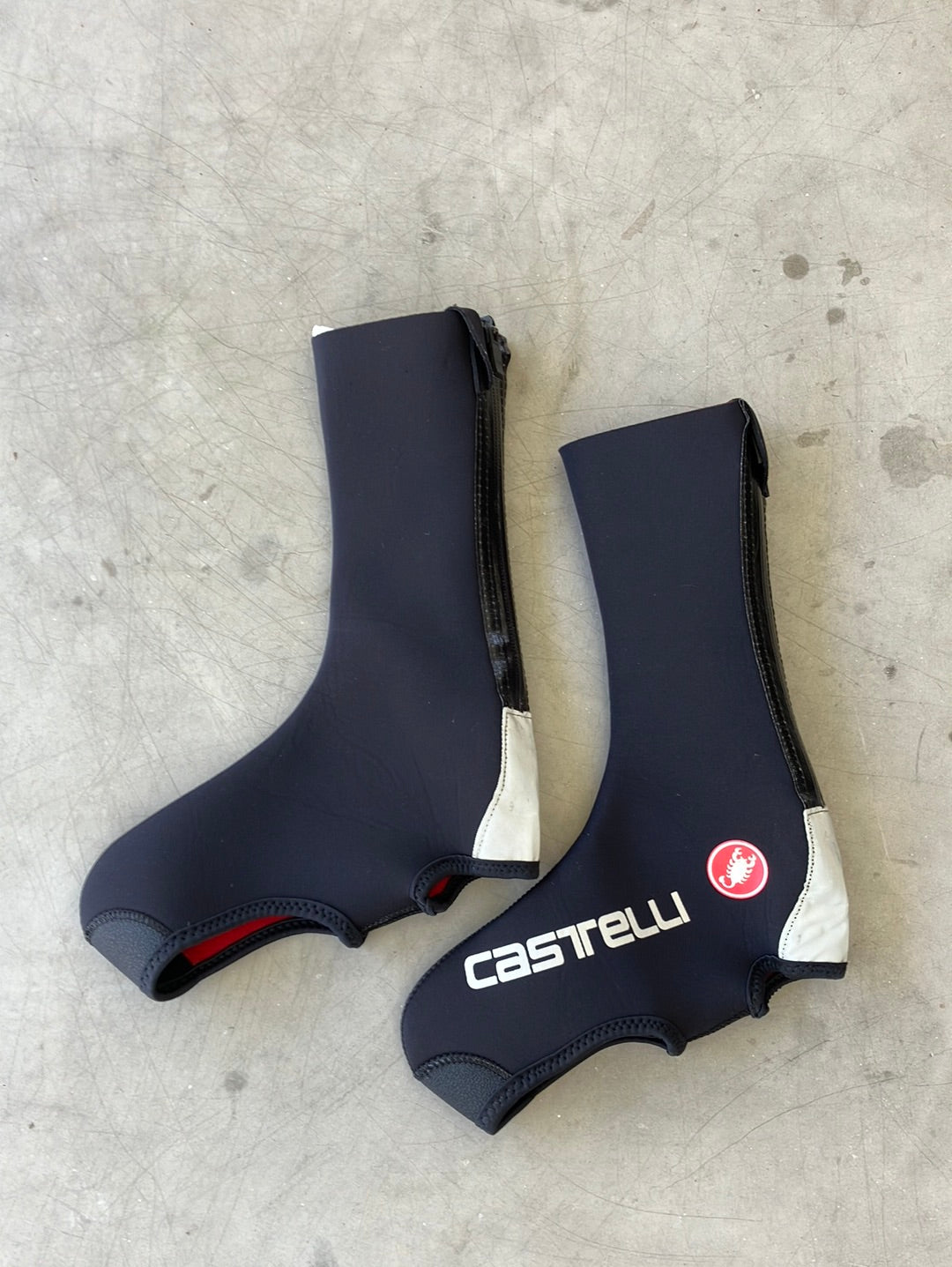 Neoprene rain overshoes Booties Waterproof Winter |Castelli| Blue | Quick-Step Alpha Vinyl / Soudal | Pro Cycling Kit