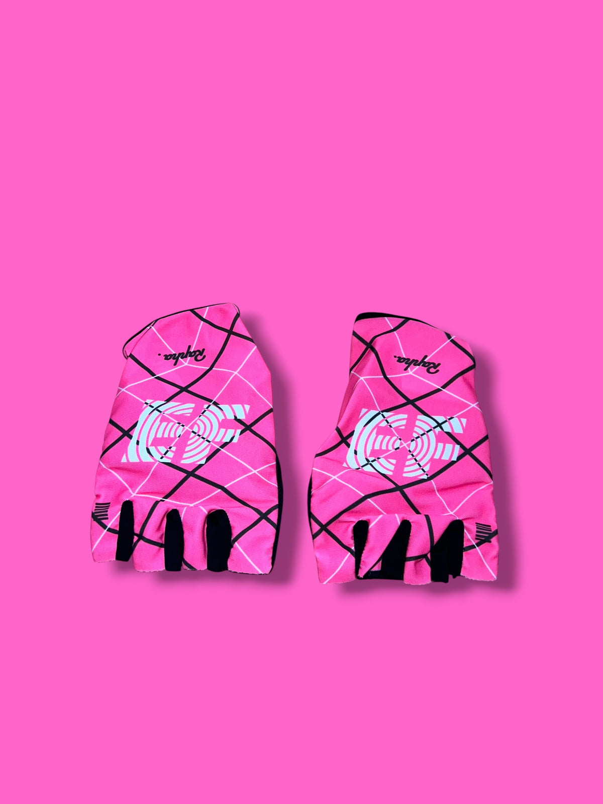 EF 2022 Aero Mitts with Padded Palms | EF Education First | Rapha Men's Pro Kit