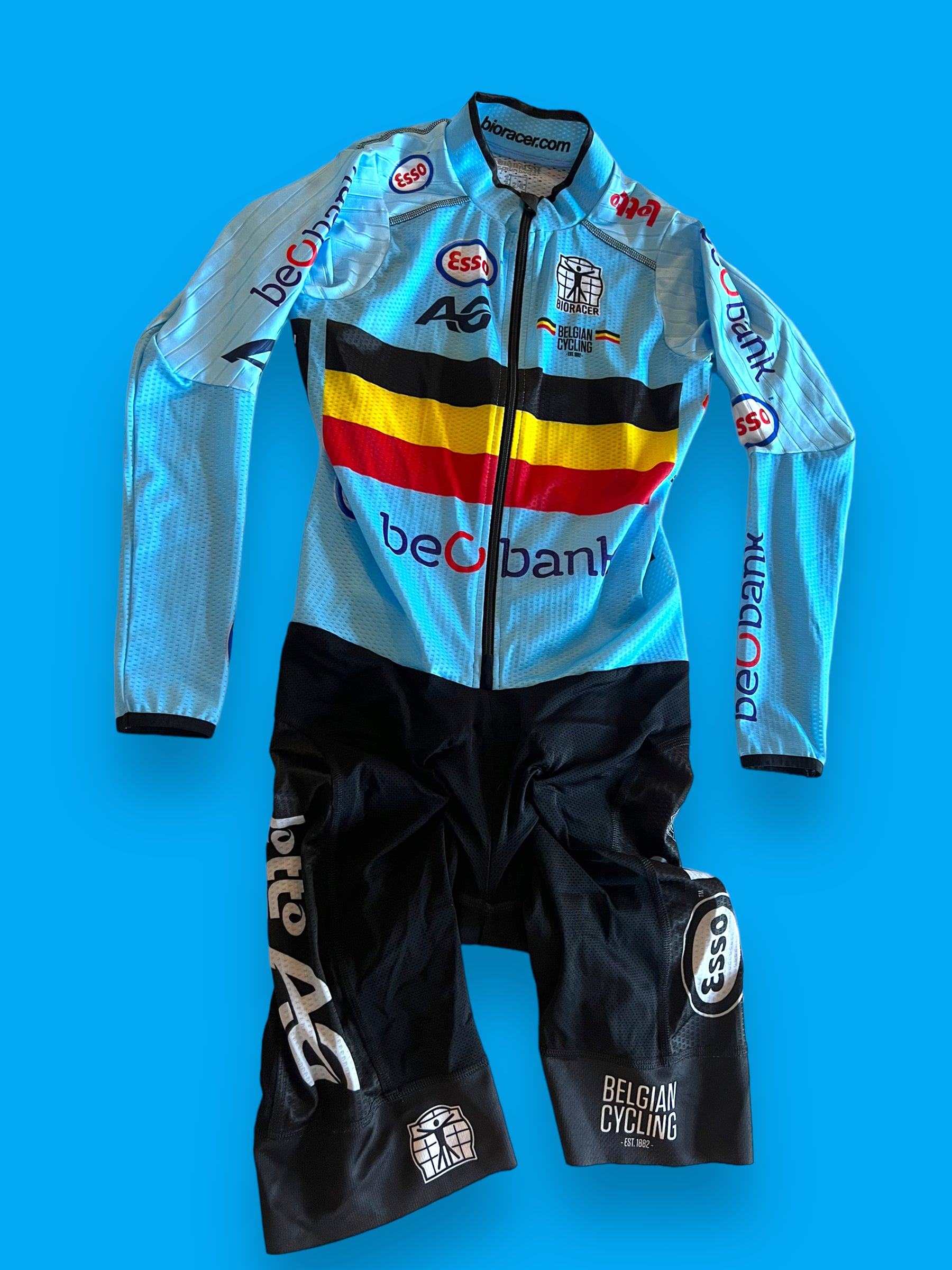 Long Sleeve TT Suit / Cyclocross Suit | Bioracer | Belgian National Team | Pro Cycling Kit