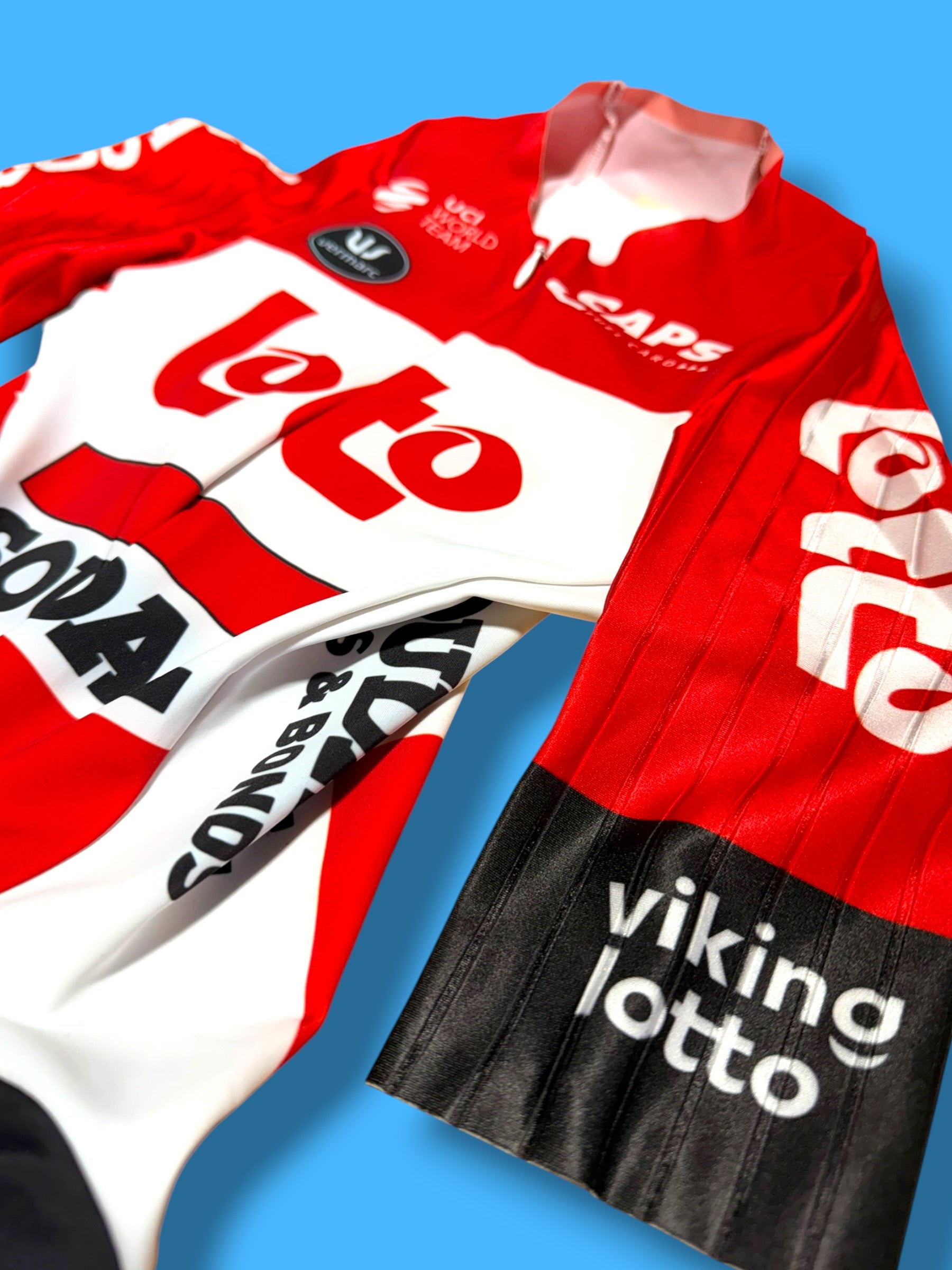 TT Suit Aerosuit Race Suit Caleb Ewan |Lotto Soudal |Vermarc Pro Cycling Kit