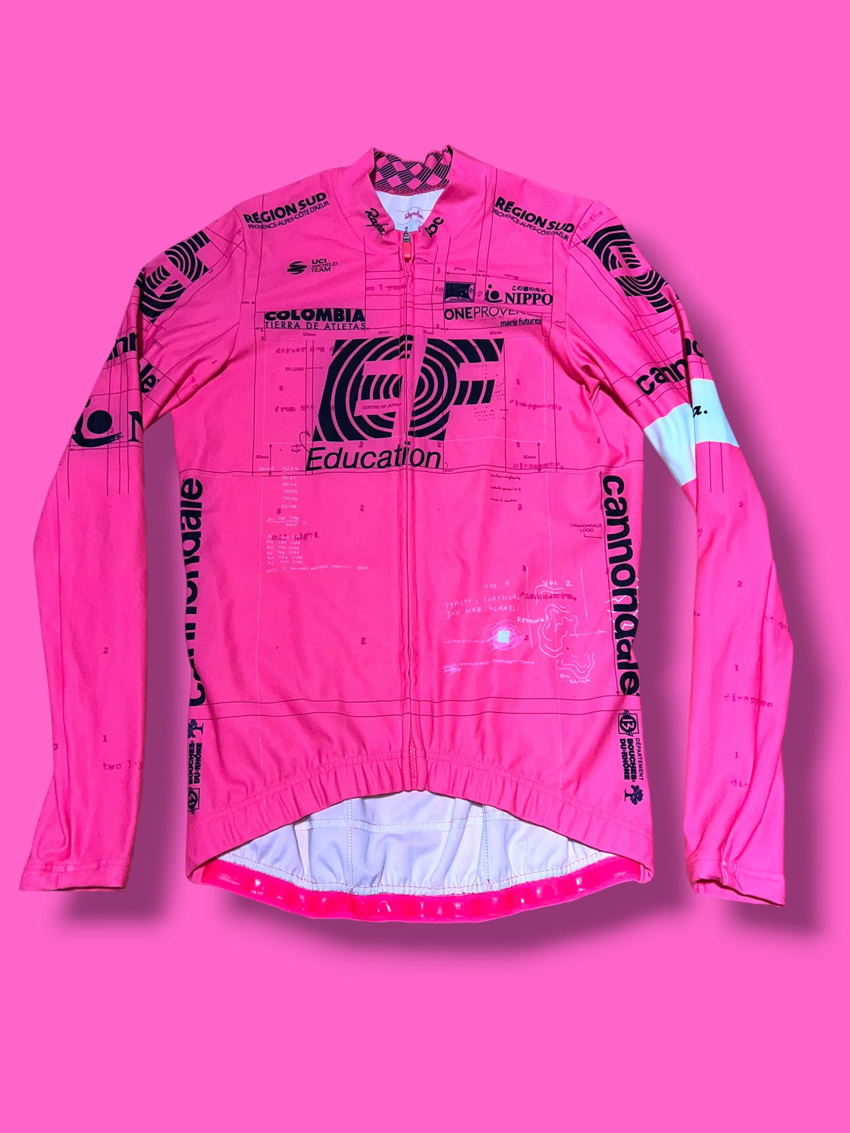 EF 2021 Pro Team Midweight Long Sleeve Jersey | EF Education First | Rapha Men's Pro Kit