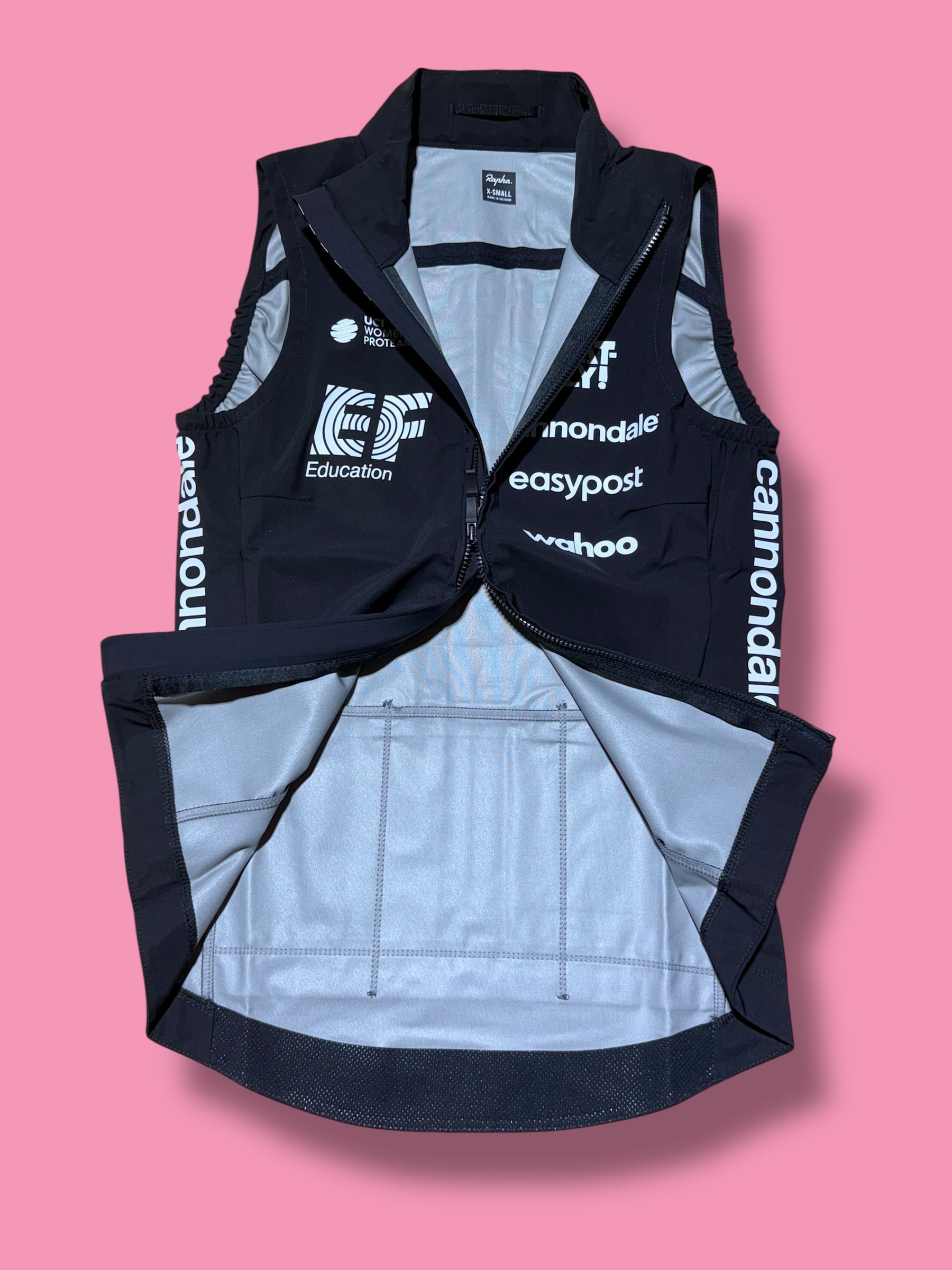 Pro Team Rain Shadow Gilet Waterproof|Rapha |EF Education First|Cycling