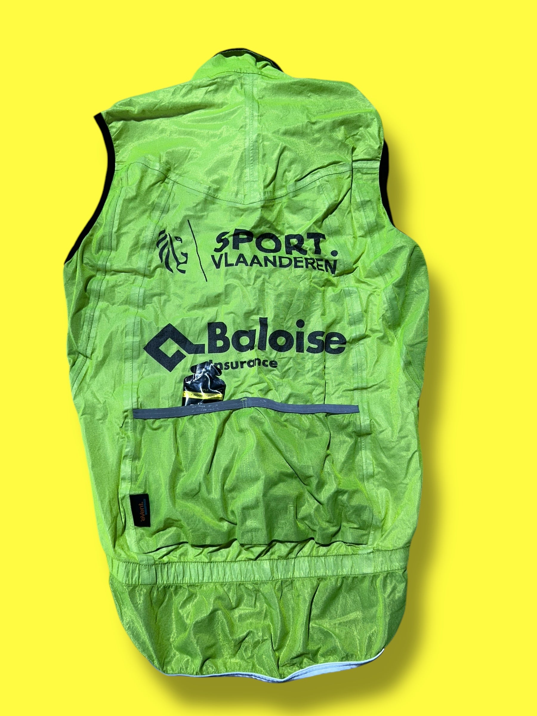 Waterproof Vest Rain Gilet Windproof | Vermarc | Flanders Baloise| Pro Cycling Kit
