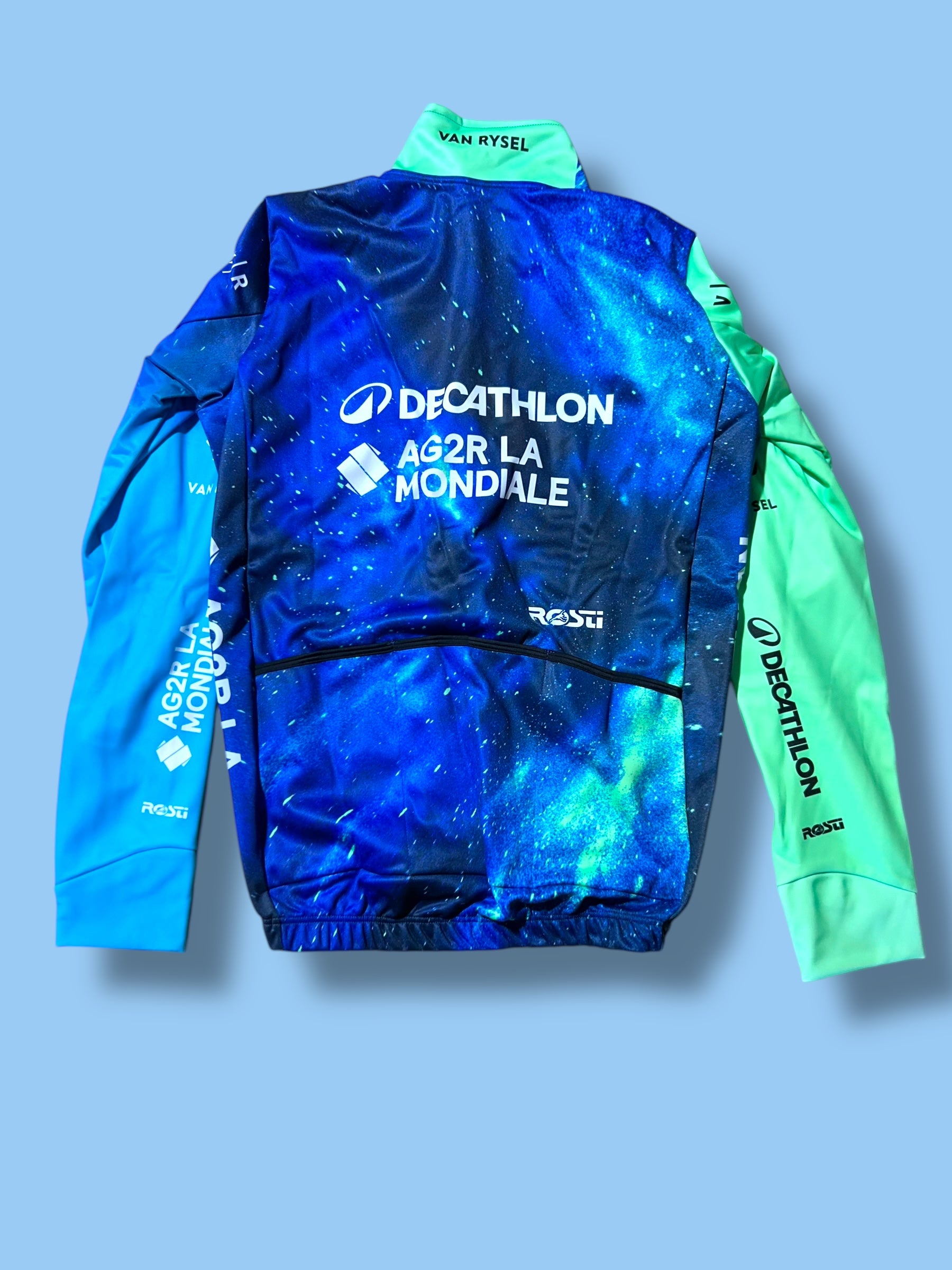 Winter Jacket Thermal Windproof Waterproof Long Sleeve Jersey|Decathlon AG2R La Mondiale|Rosti|Pro Cycling Kit