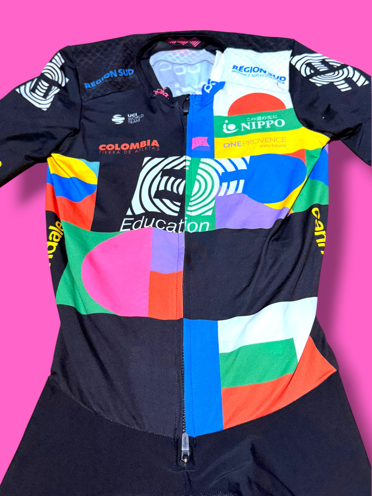 EF 2021 Pro Team Aero Suit Kaleidoscope Giro d'Italia Switchout | EF Education First | Rapha Men's Pro Kit