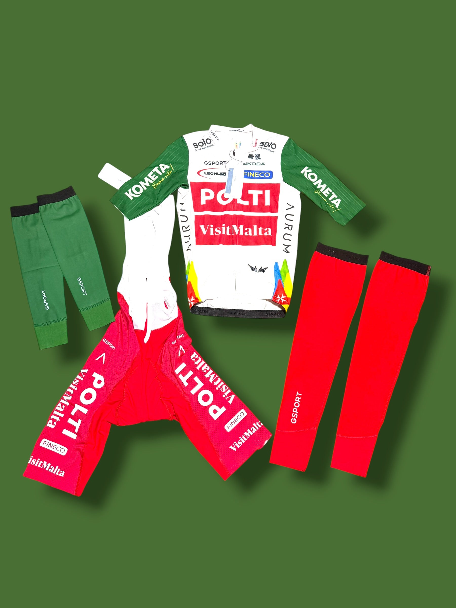 Aero Jersey Bib Shorts Knee and Arm Warmer Bundle| G-Sport Pro Cycling Kit