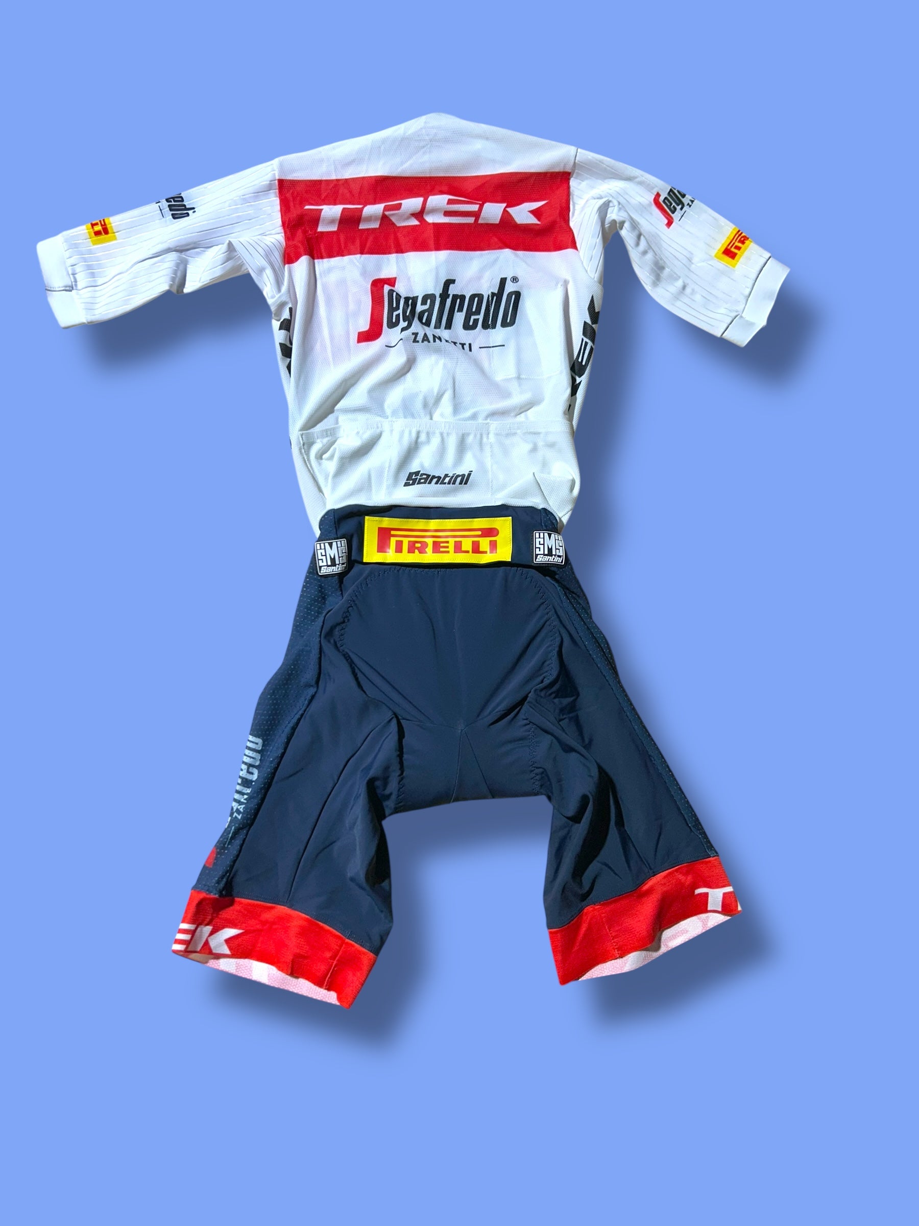 Summer Aero Suit Roadsuit Sprint Suit Team Issued! | Santini | Trek Segafredo | Pro Cycling Kit