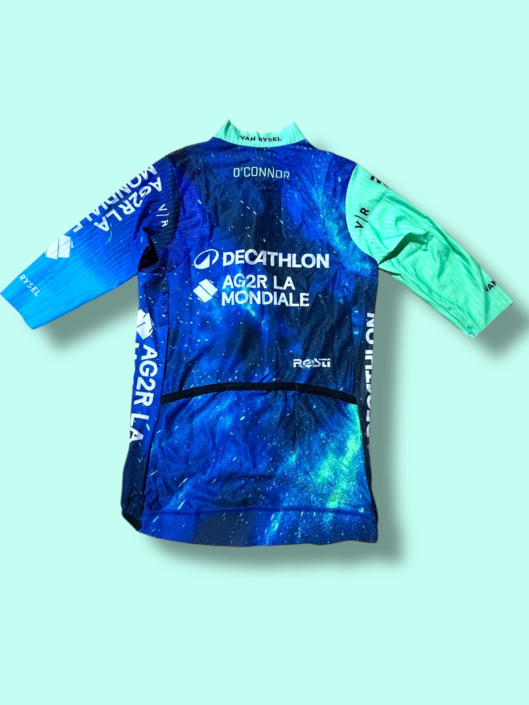 Aero Jersey BEN OCONNOR Short Sleeve Racing Maillot | Decathlon AG2R La Mondiale | Rosti | Pro Cycling Kit