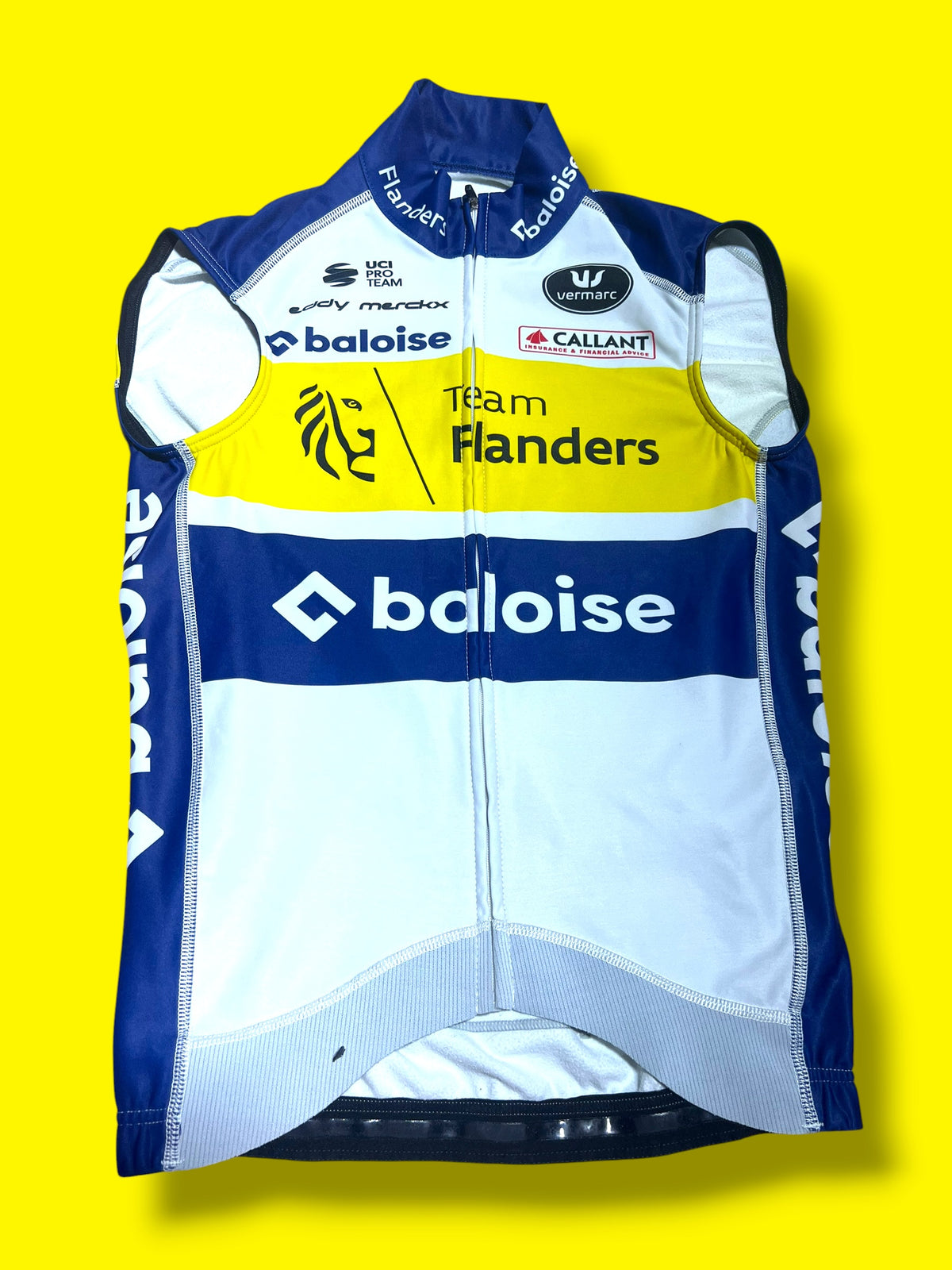 Thermal Winter Vest Gilet|Flanders Baloise|Vermarc Pro Cycling Kit