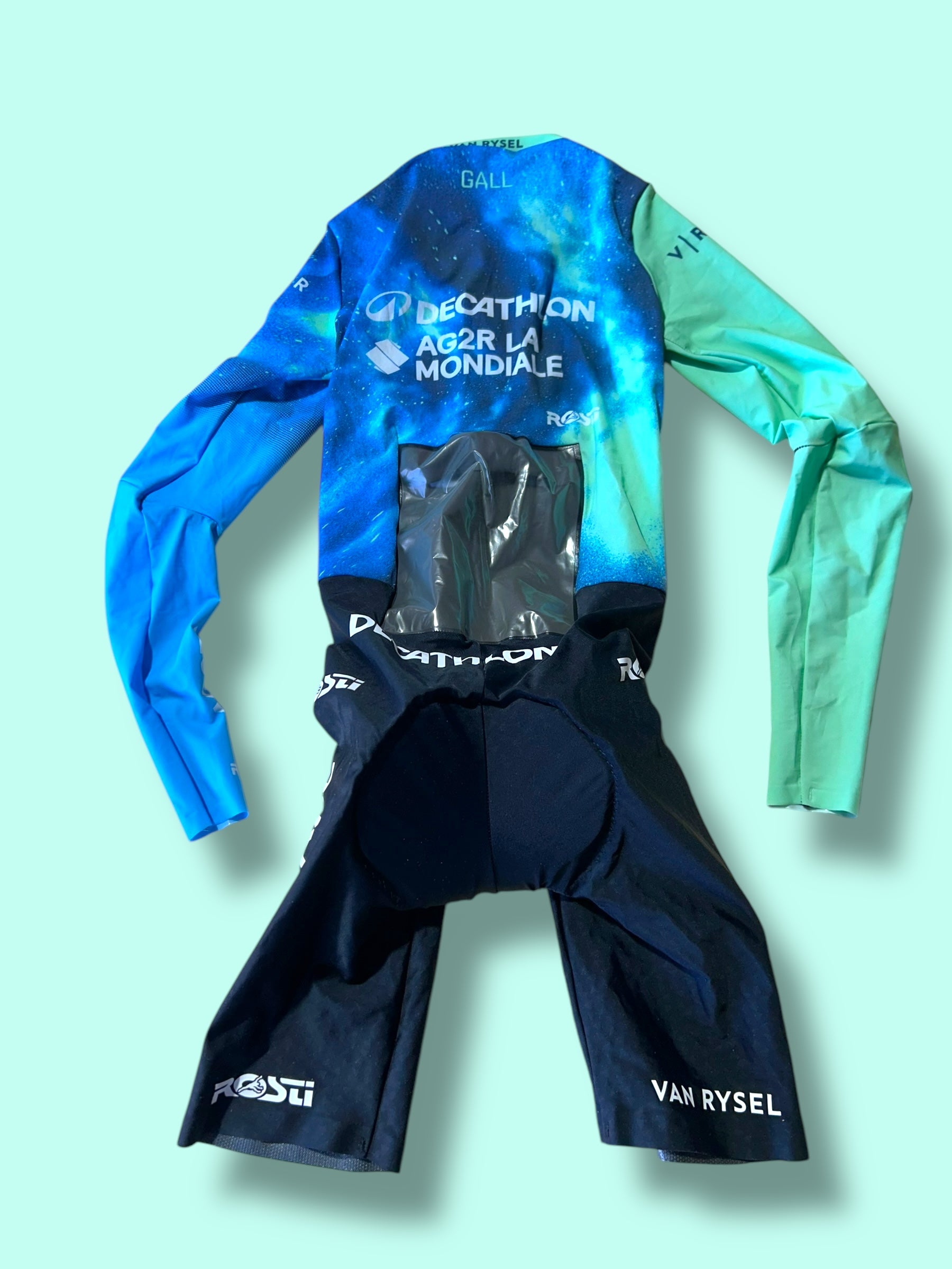 TT Suit Time Trial Aerosuit GALL CLM | Decathlon AG2R La Mondiale | NoPinz | Pro Cycling Kit