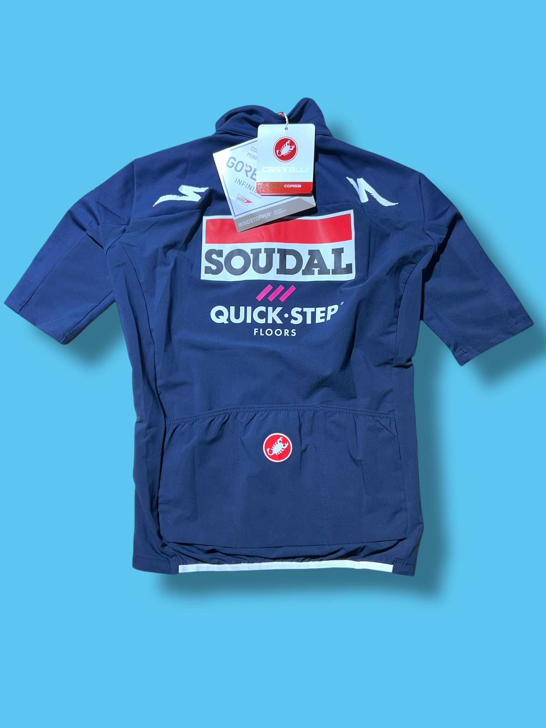 Perfetto RoS 2 Jacket Rain Jersey Winter Wet Cold | Castelli | Soudal Quick-Step| Pro Cycling Kit