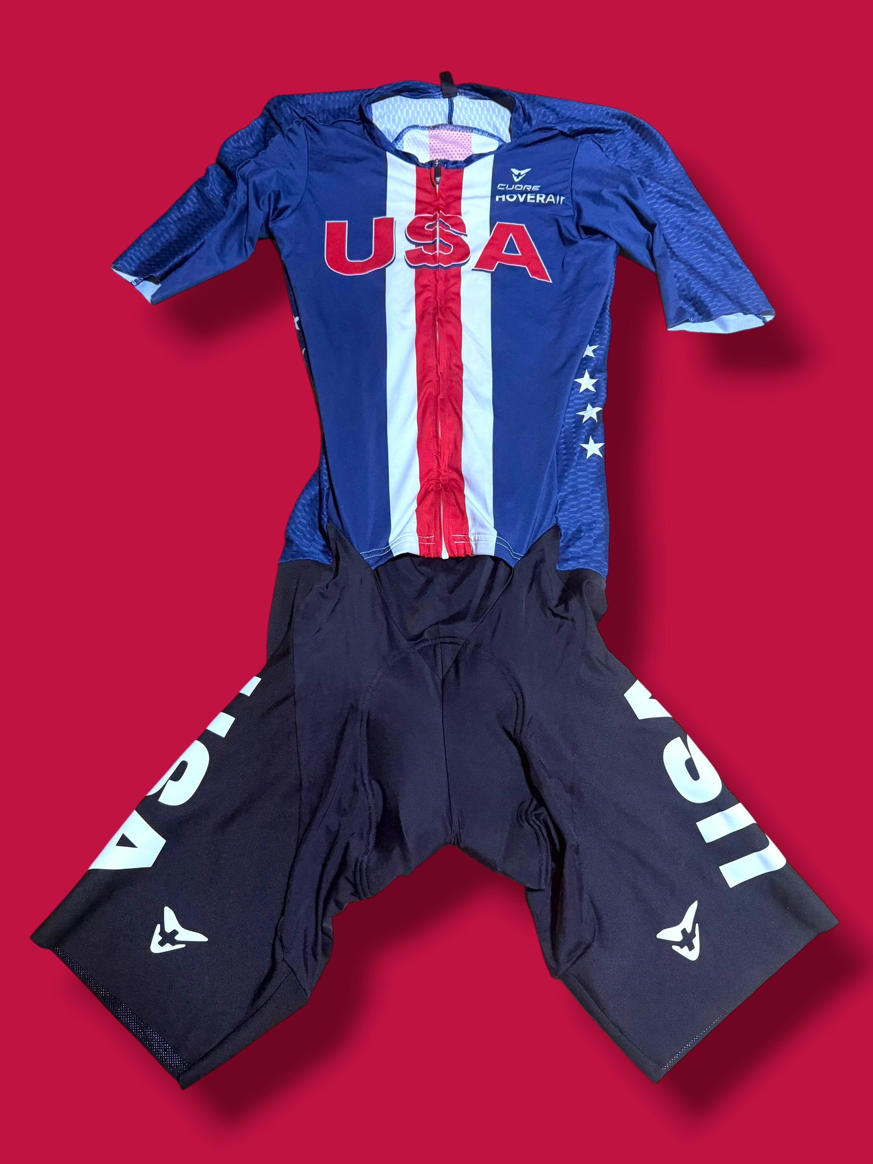 Aero Race Suit Aerosuit Pockets|USA Cycling|Cuore Pro Cycling Kit