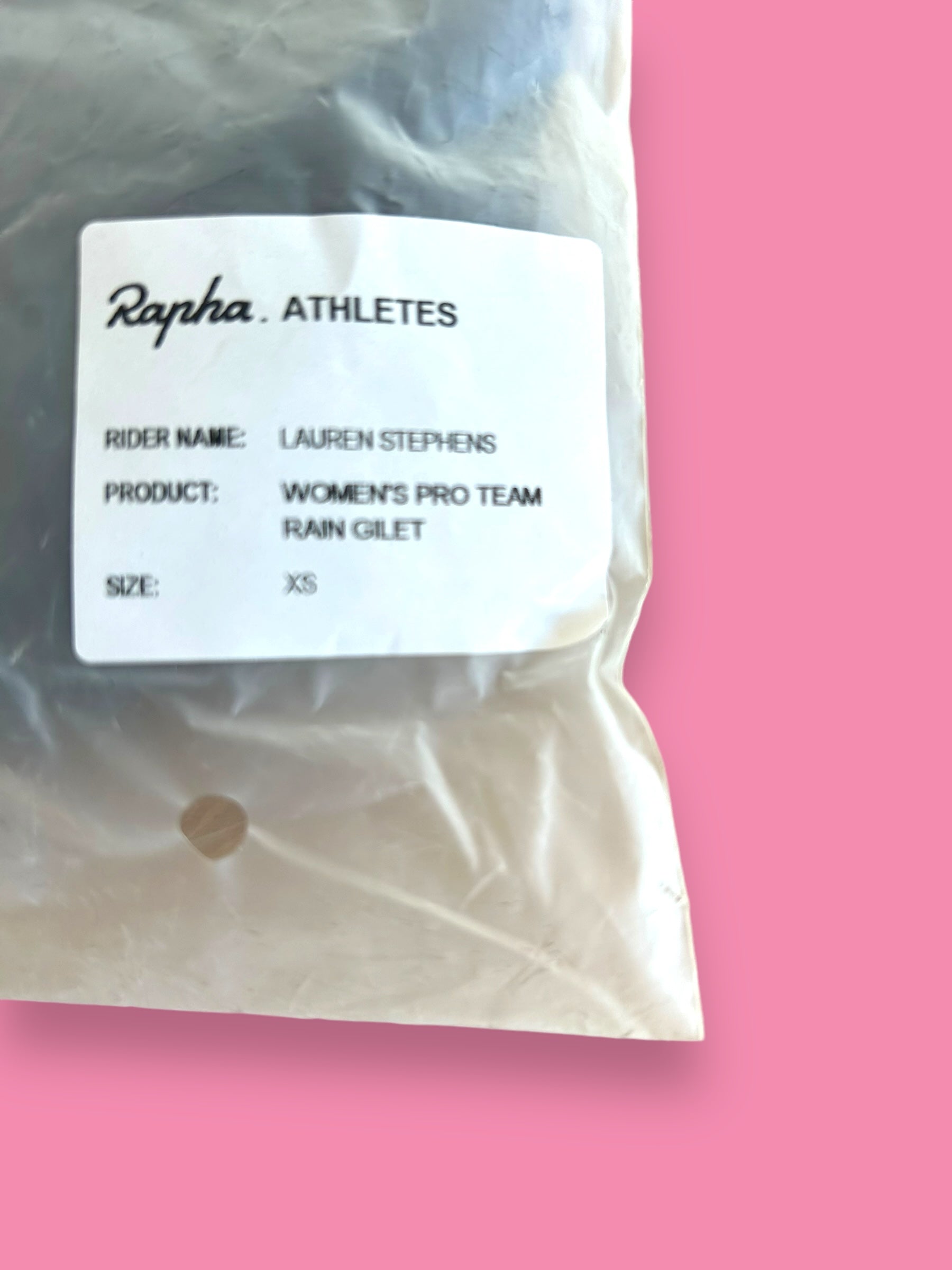 Gilet Vest Womens Lightweight Rain Waterproof Packable | Rapha Pro Team | EF Education First | Pro Cycling Kit