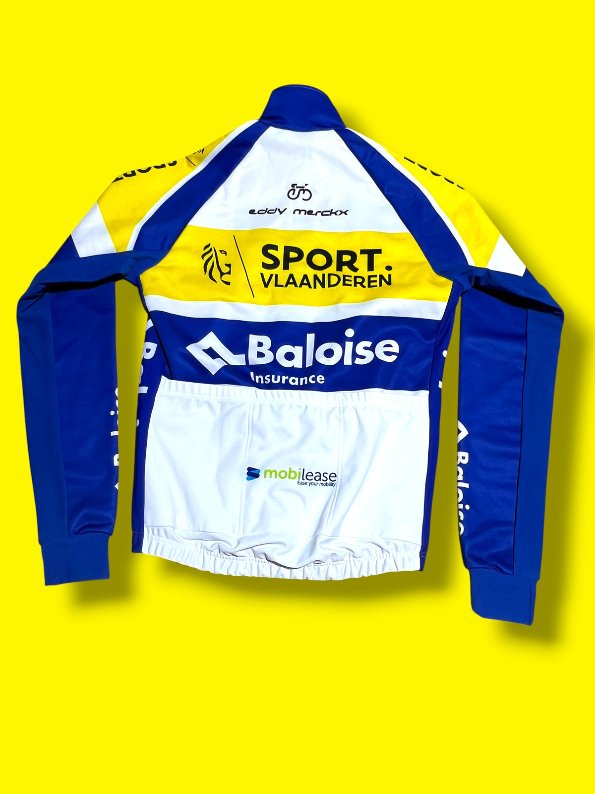 Long Sleeve Thermal Gabba Rain Jersey Winter|Flanders Baloise|Vermarc Pro Cycling Kit