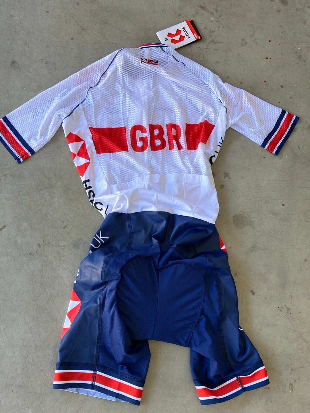 Short Sleeve Aero Summer Roadsuit Skinsuit | Kalas | Team GB Great Britain - British Cycling GBR | Pro Cycling Kit