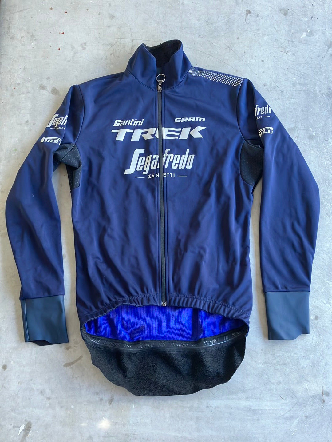 ウェア Santini Rome Jacket TREK-Segafredo Gabba Jacket Winter | Santini | Trek Segafredo | Pro Cycling Kit