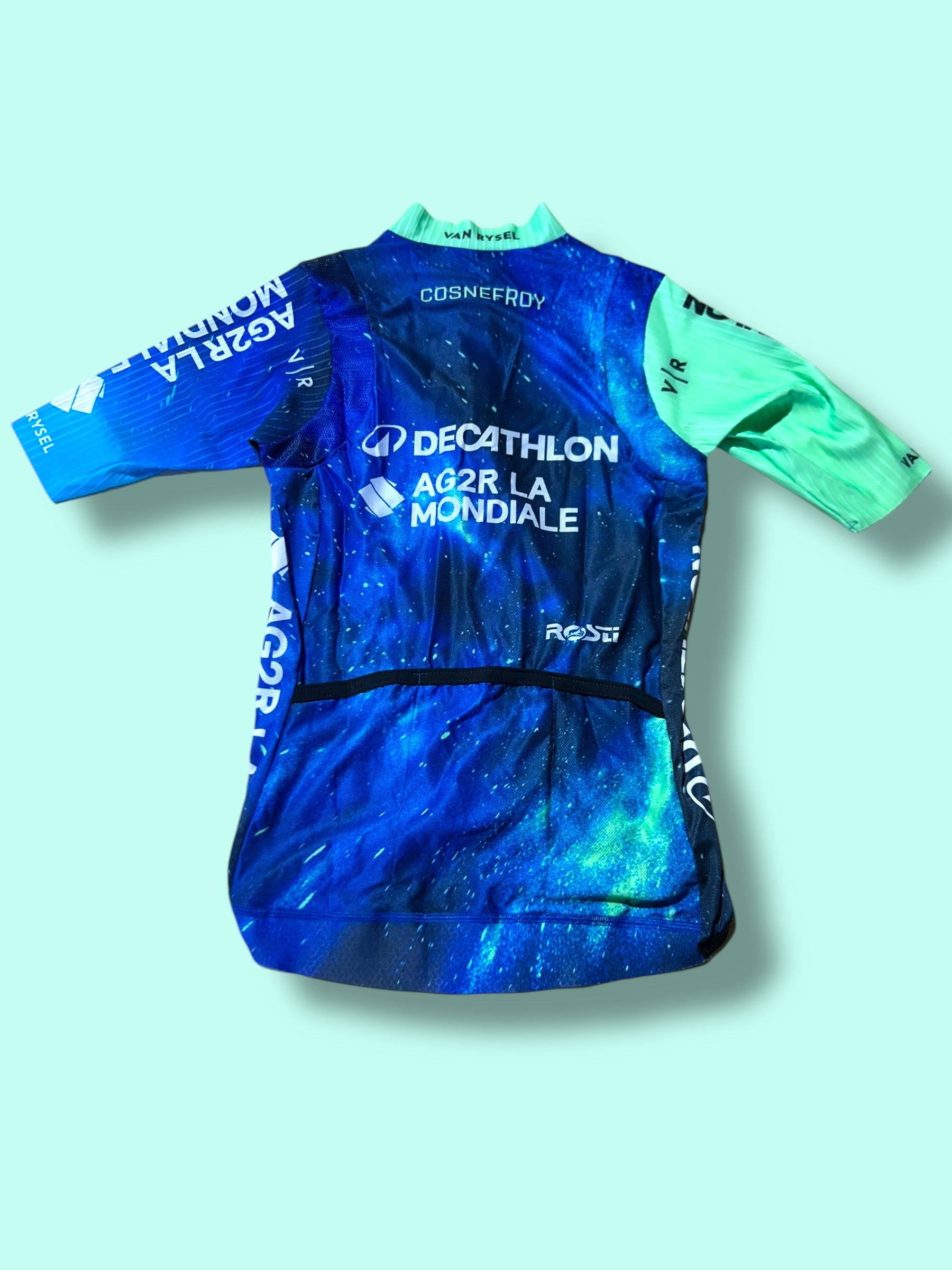Aero Jersey COSNEFROY Short Sleeve Racing Maillot | Decathlon AG2R La Mondiale | Rosti | Pro Cycling Kit