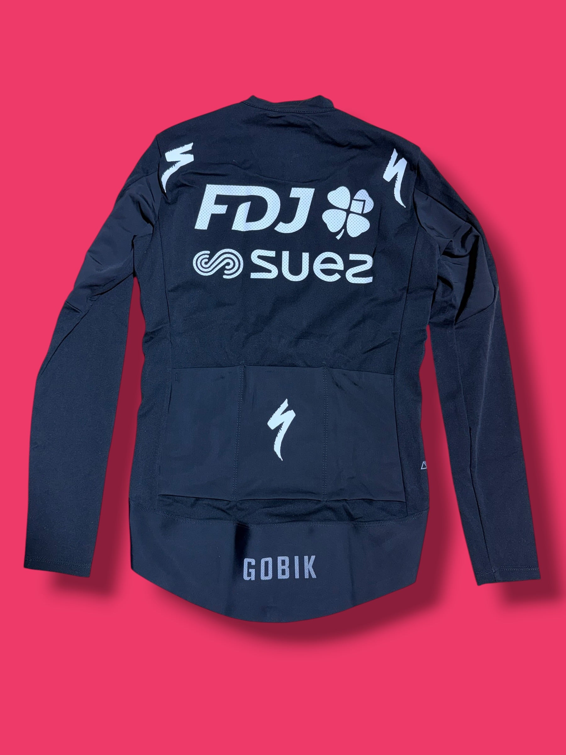 Long Sleeve Gabba Rain Jersey Womens|FDJ Suez |Gobik Pro Cycling Kit