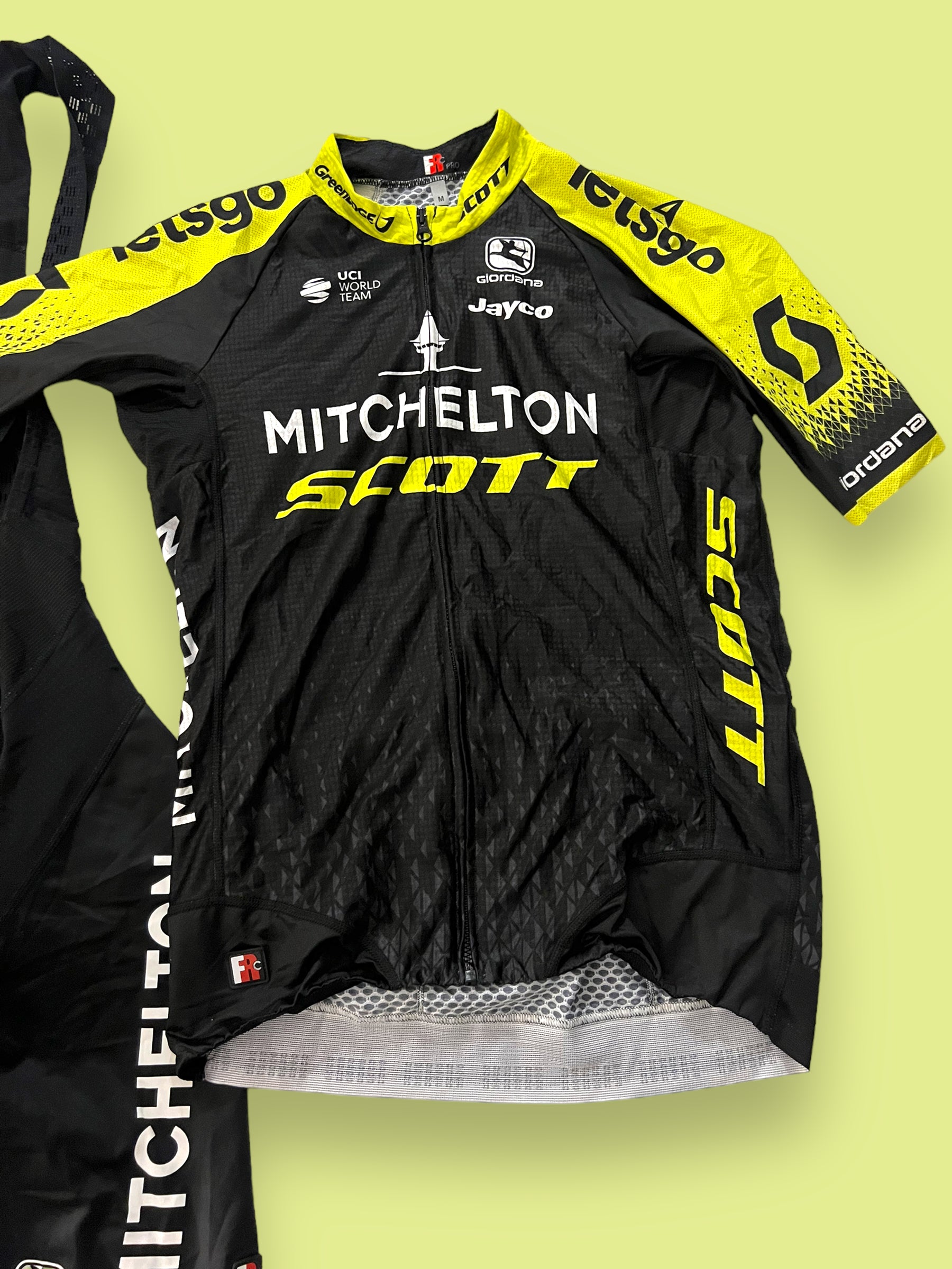 Cycling Kit Bundle - Short Sleeve Jersey & Bib Shorts | Giordana | Mitchelton Scott Pro Team | Pro Cycling Kit