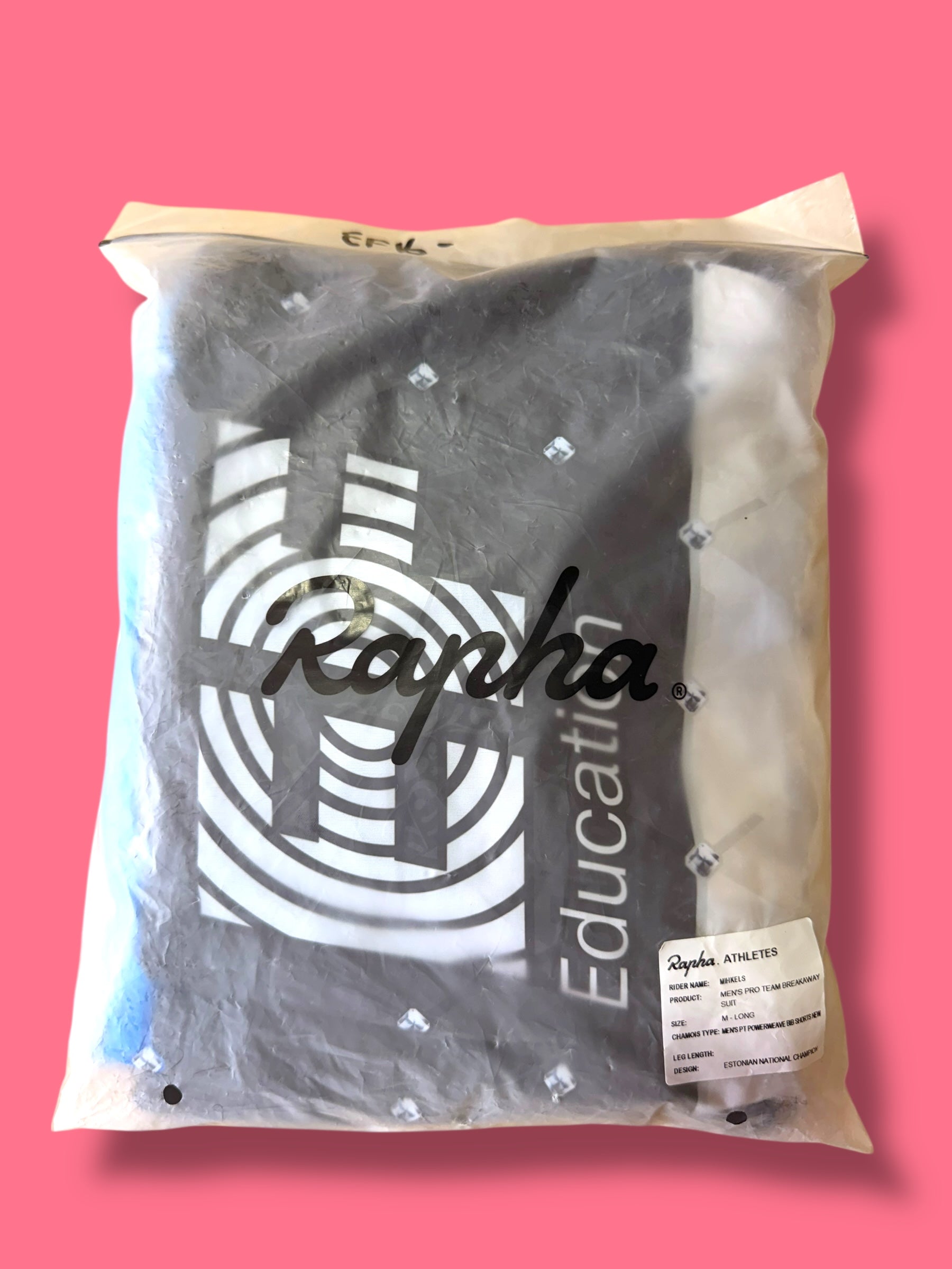 Pro Team Breakaway Suit Roadsuit Estonaian Champion |Rapha |EF Education First|Cycling