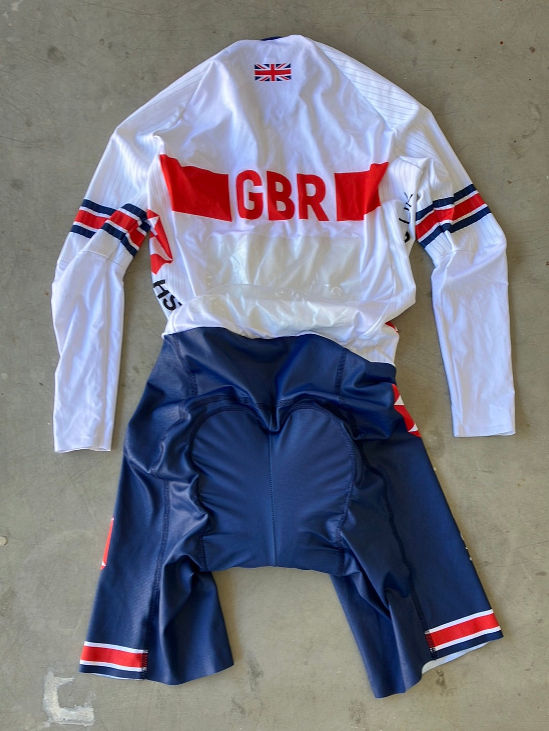 Long Sleeve Aero TT Suit Time Trial Skinsuit | Kalas | Team GB Great Britain - British Cycling GBR | Pro Cycling Kit
