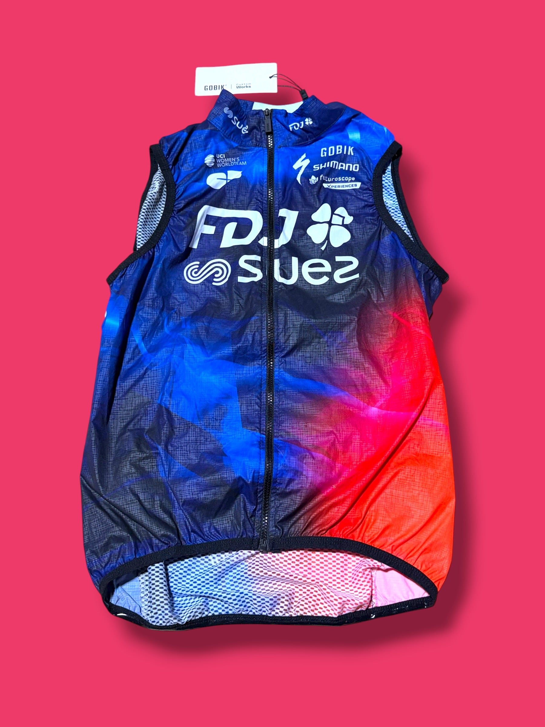 Wind Vest Packable Plus Womens|FDJ Suez |Gobik Pro Cycling Kit