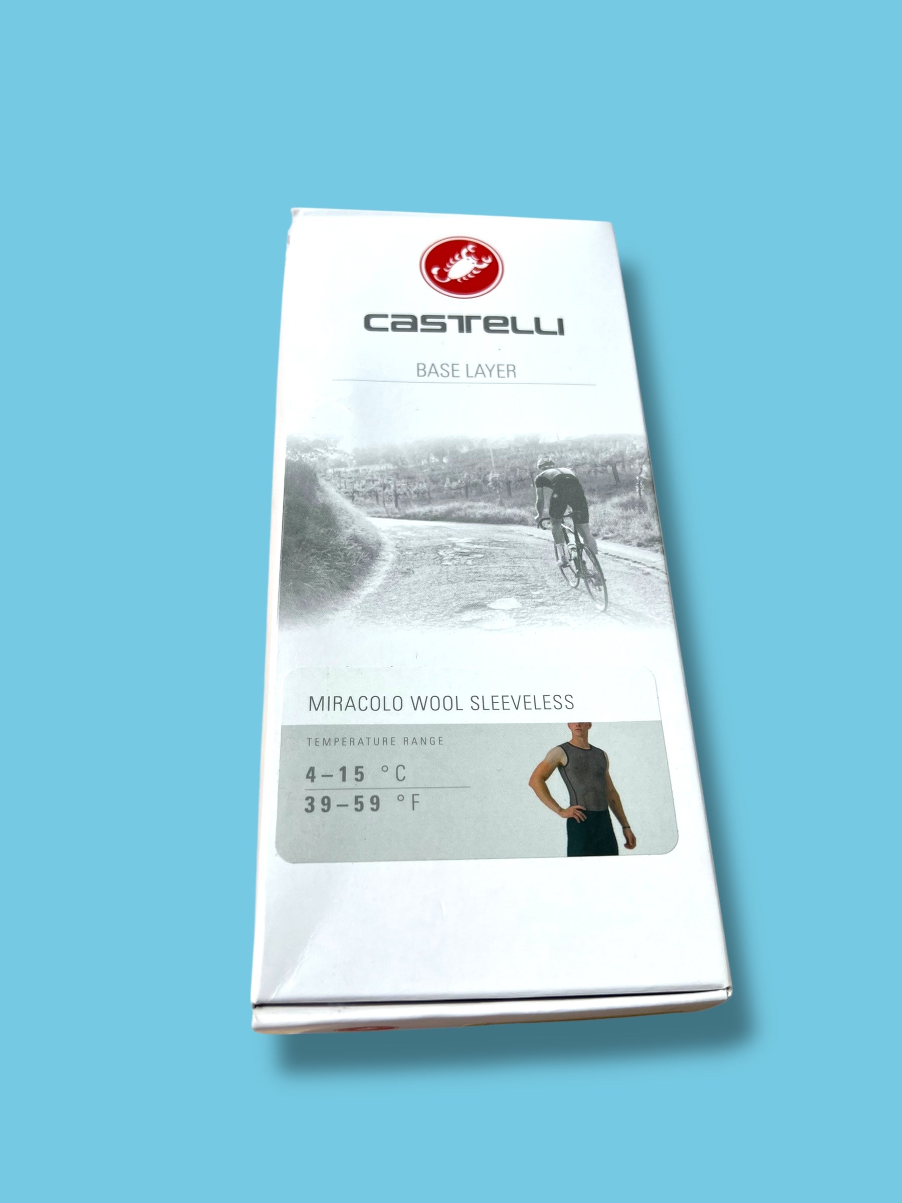 Base Layer Miracolo Wool Sleeveless Gilet Race Winter Packable Fast! | Castelli | Soudal Quick-Step| Pro Cycling Kit
