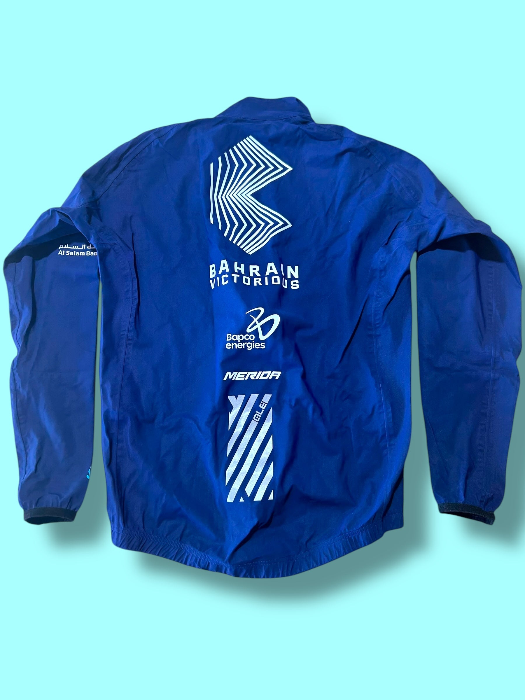 Rain Jacket Cape Waterproof Winter | Ale |Bahrain Victorious| Pro Cycling Kit