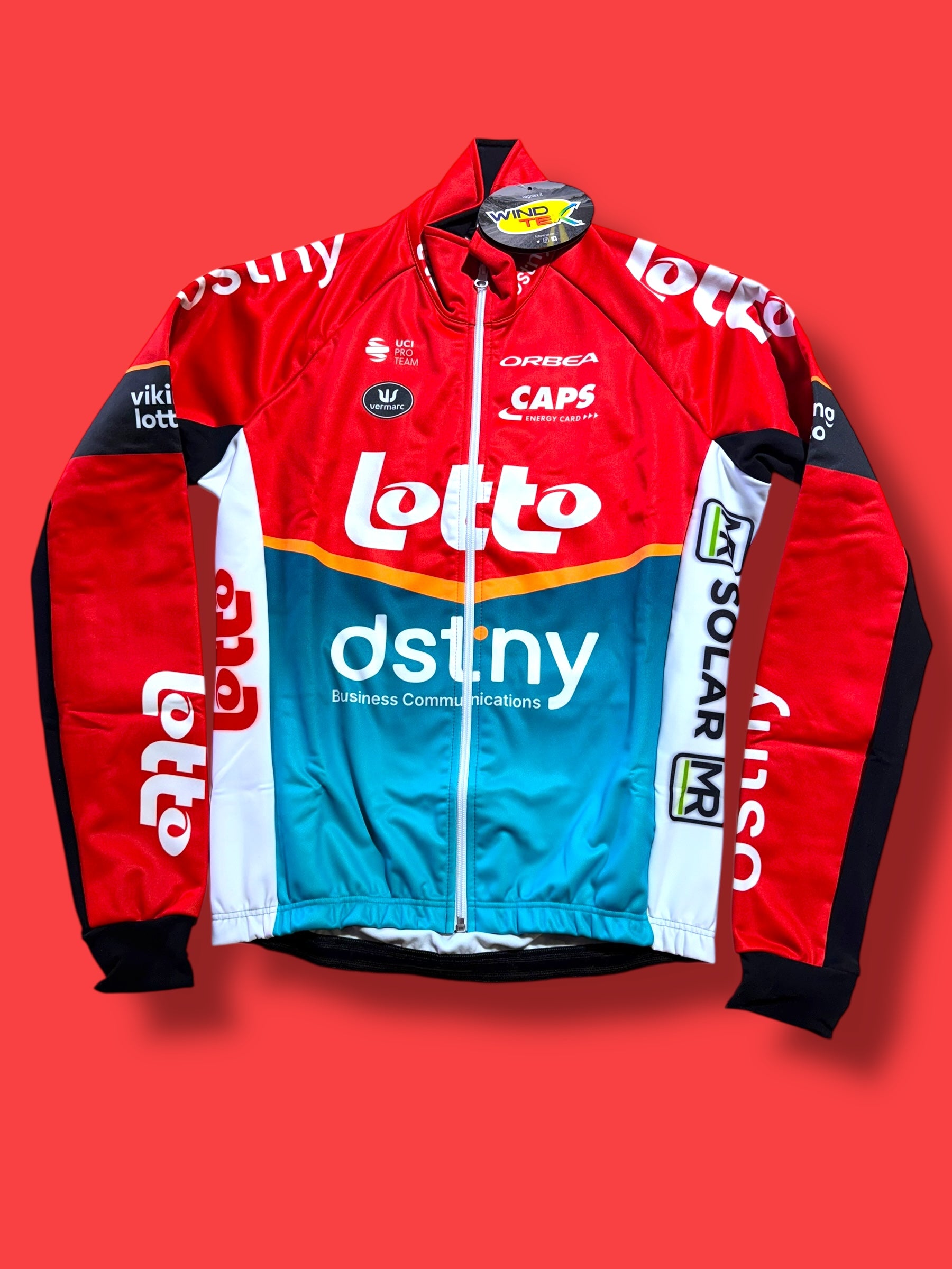 Thermal Winter Jacket Windproof Team Rider Issued |Lotto DSTNY Vermarc| Pro Cycling Kit