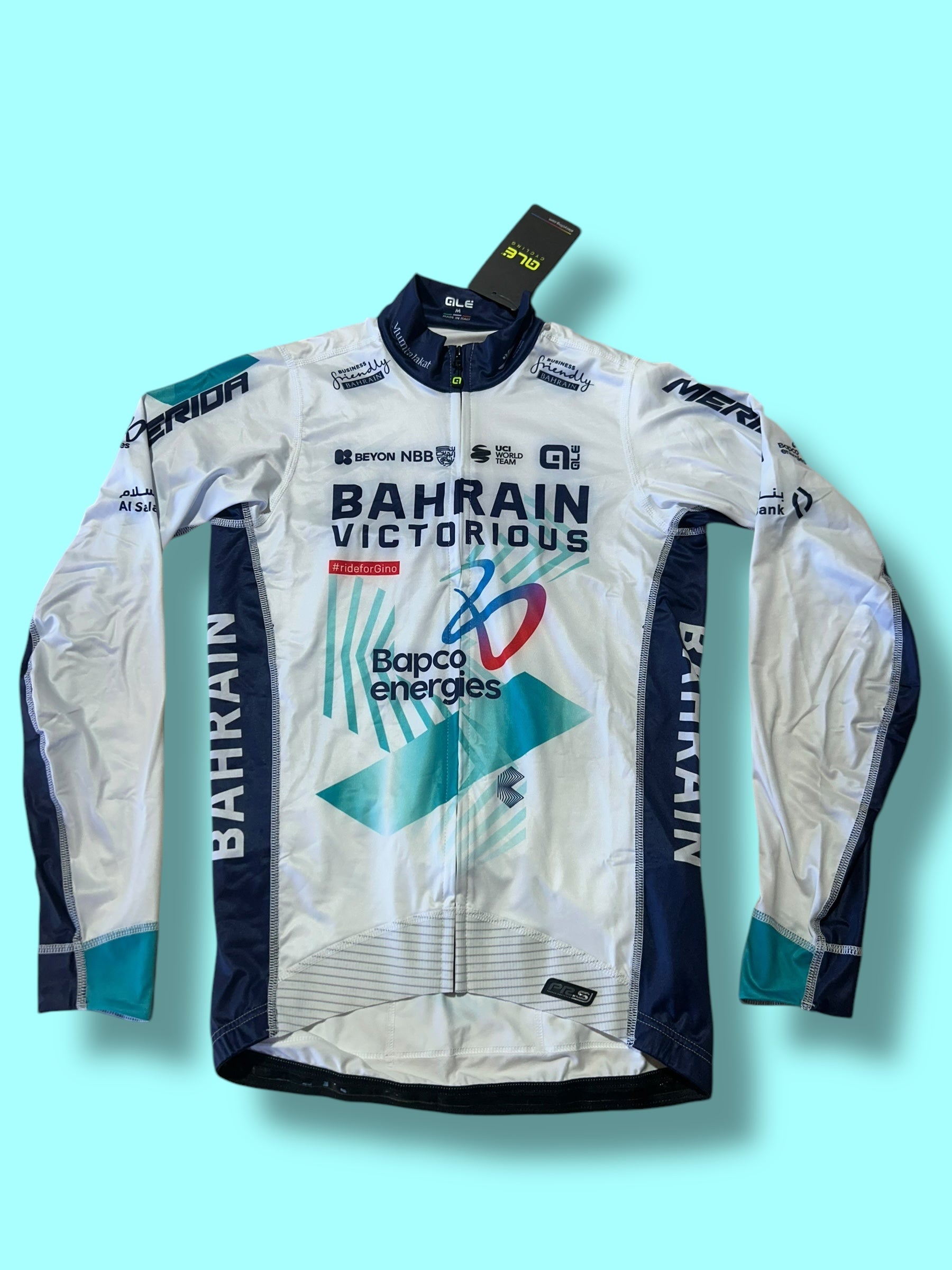 Long Sleeve Jersey Midweight Thermal Winter | Ale |Bahrain Victorious| Pro Cycling Kit