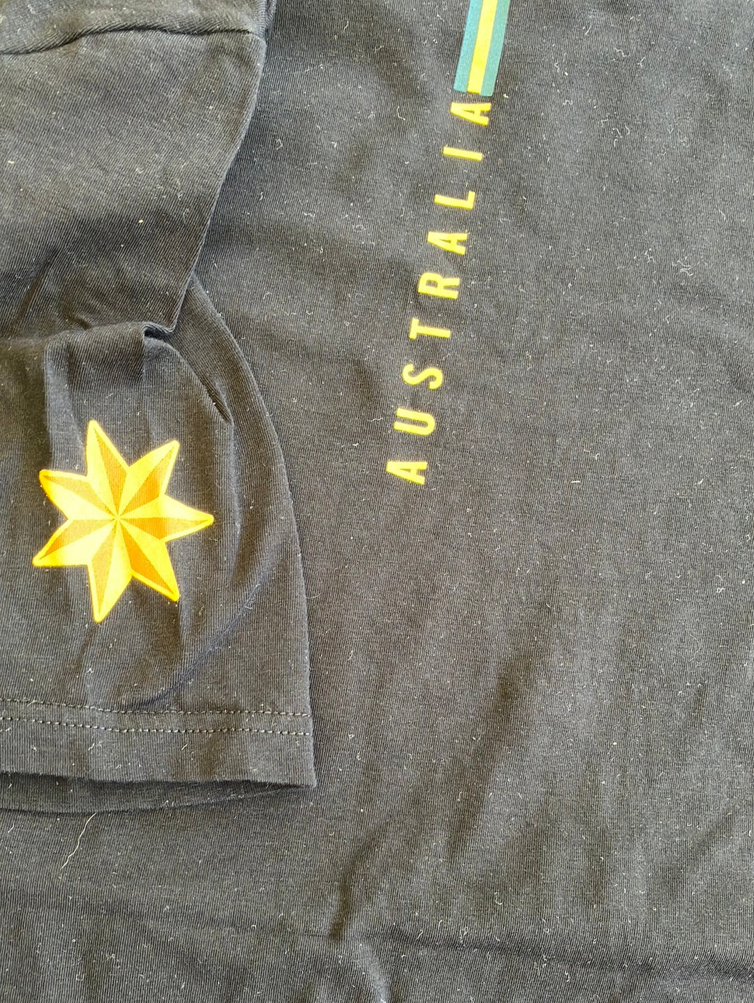 T-Shirt Casual World Championship UCI Rider Issue M | Santini | Australia National AIS | Pro Cycling Kit