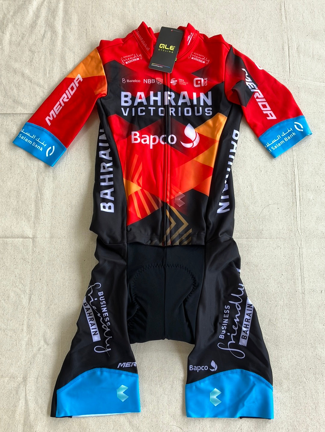 Thermal Aero Suit | Ale | Team Bahrain Victorious | Pro Cycling Kit