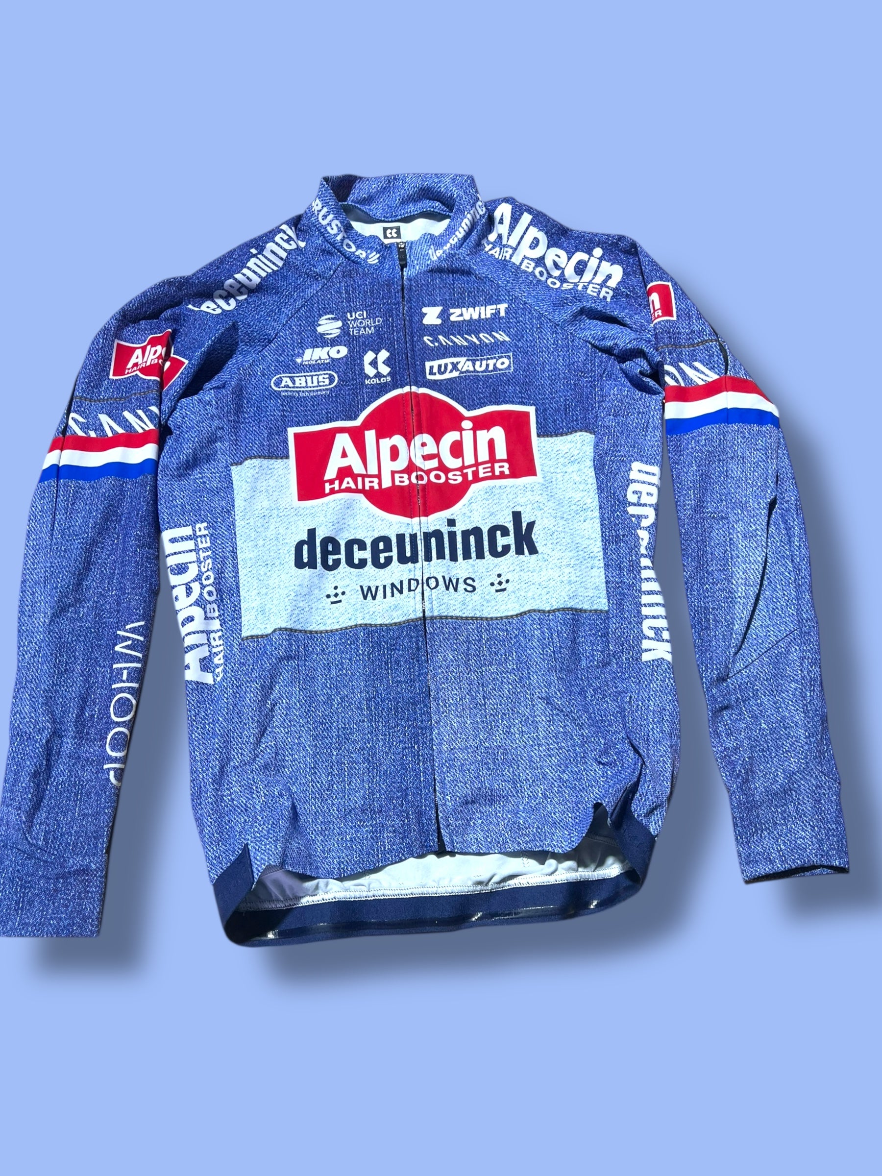 Winter Long Sleeve Jersey Thermal | Alpecin Deceuninck Kalas| Pro Cycling Kit
