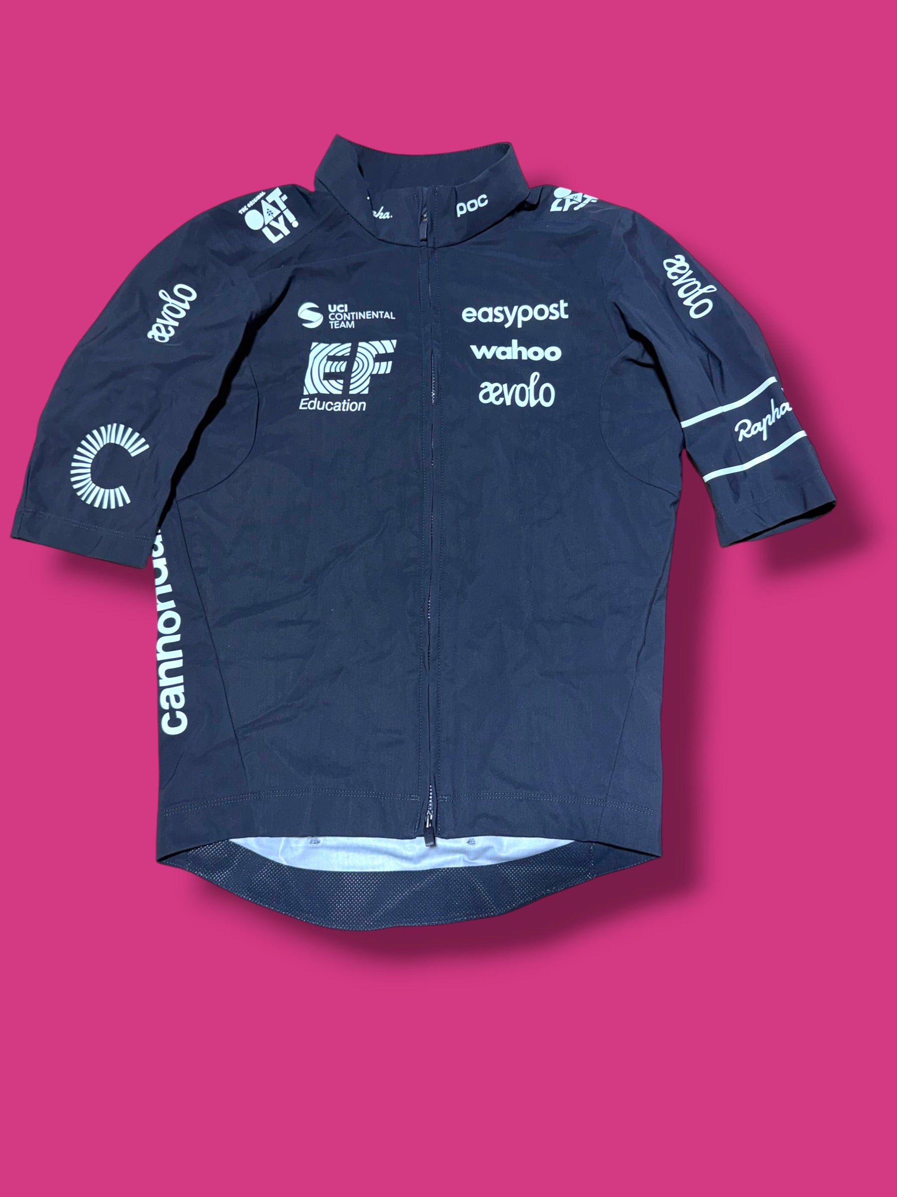 Short Sleeve Waterproof Thermal Gabba Jacket | EF Education Aevolo | Rapha Men's Pro Kit